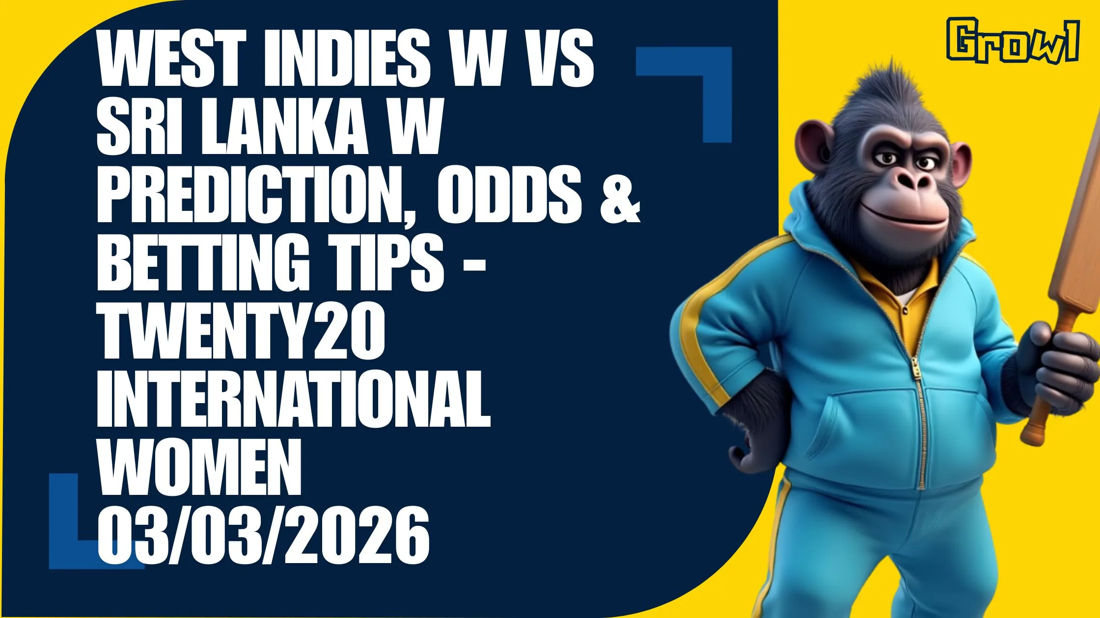 West Indies W vs Sri Lanka W Prediction, Odds & Betting Tips - Twenty20 International Women 03/03/2026
