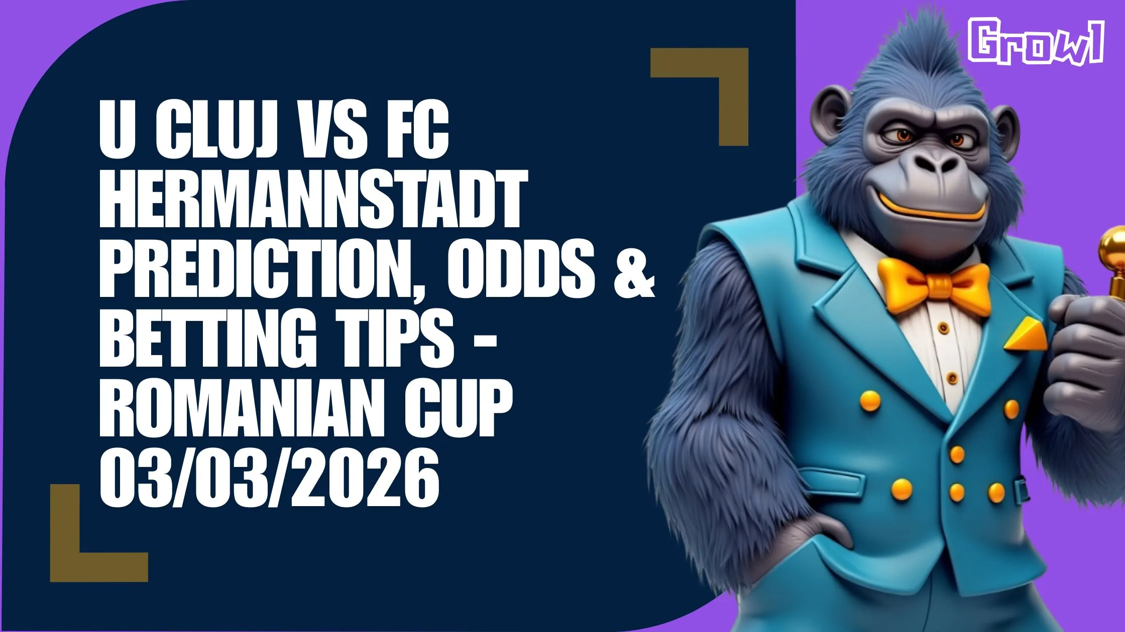 U Cluj vs FC Hermannstadt Prediction, Odds & Betting Tips - Romanian Cup 03/03/2026