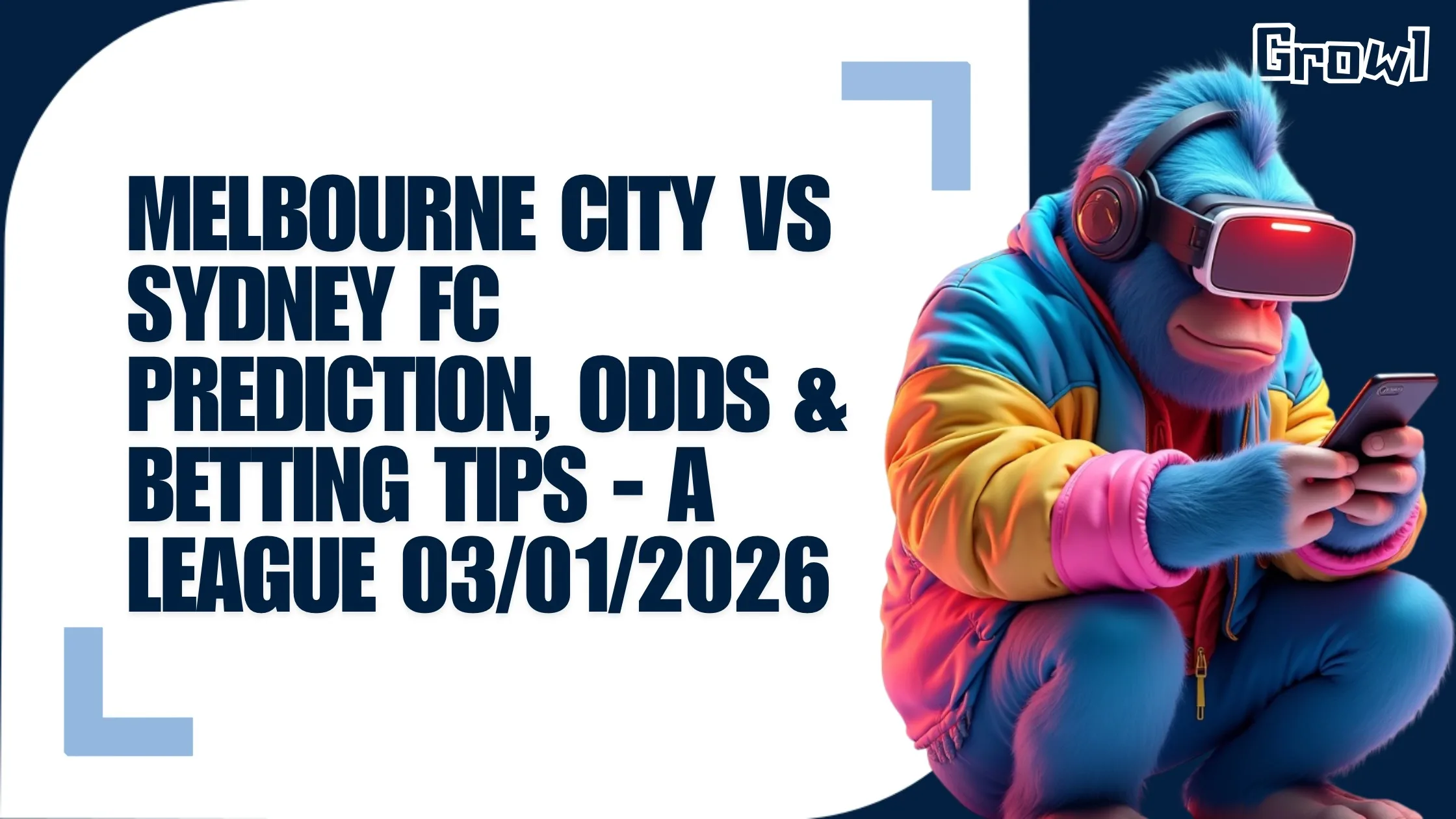 Melbourne City vs Sydney FC Prediction, Odds & Betting Tips - A League 03/01/2026