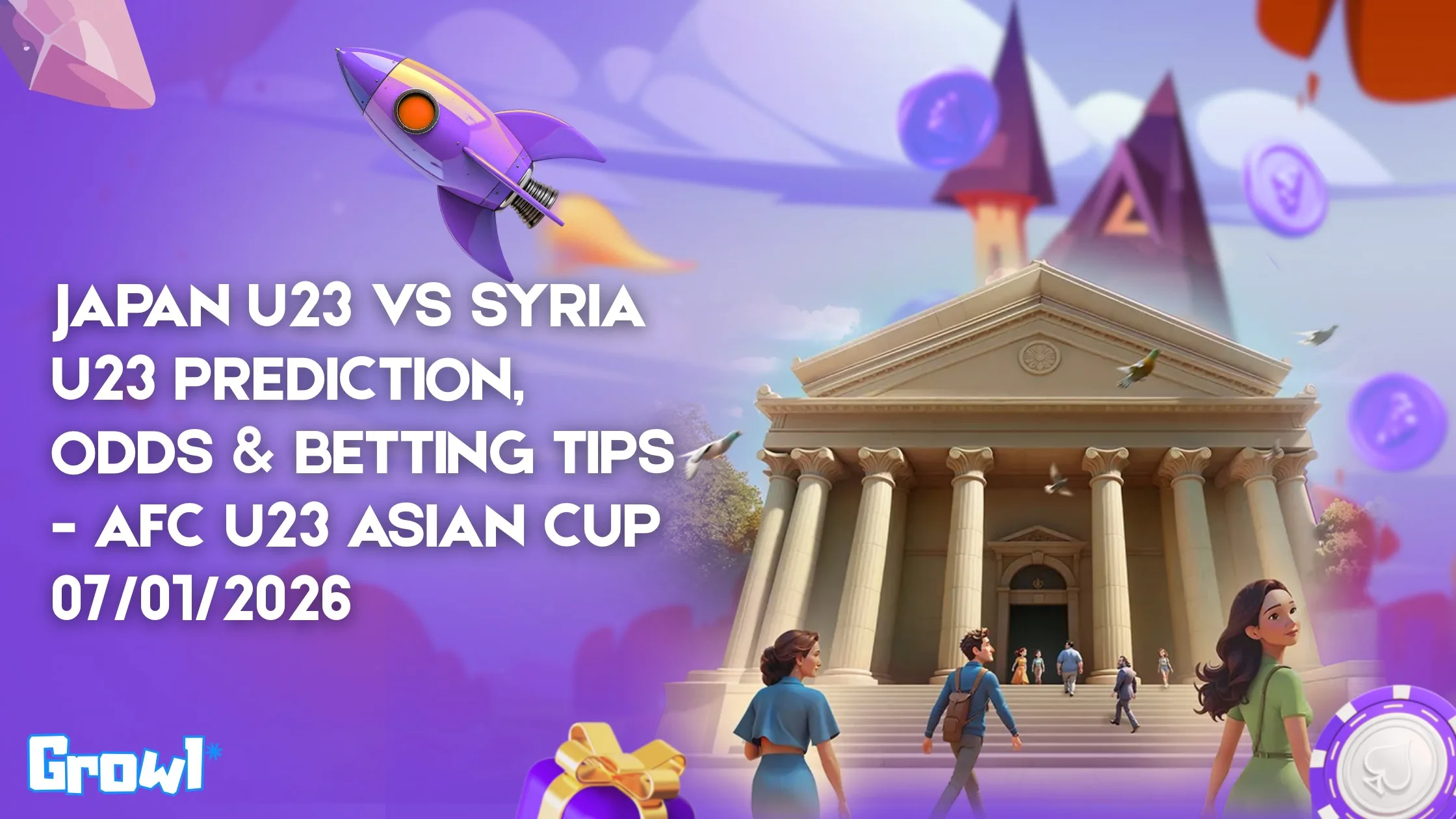 Japan U23 vs Syria U23 Prediction, Odds & Betting Tips - AFC U23 Asian Cup 07/01/2026