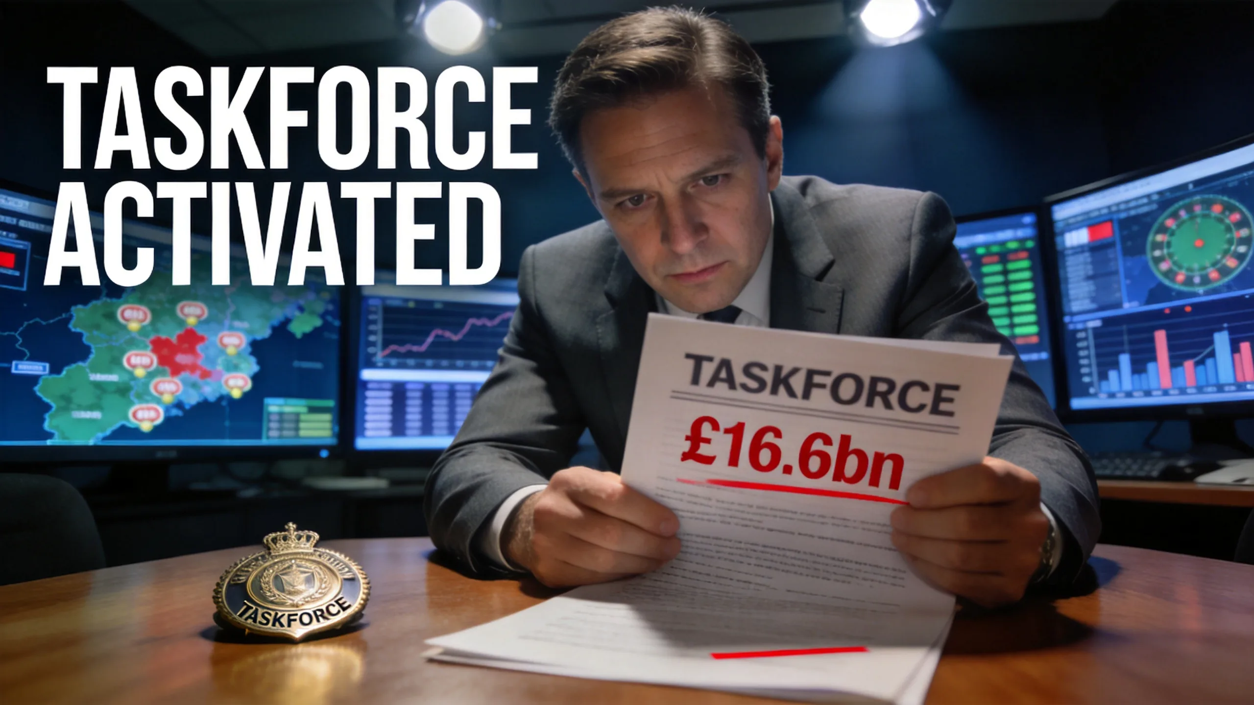 UK Government Activates Illegal Gambling Taskforce as Black Market Stakes Hit £16.6bn