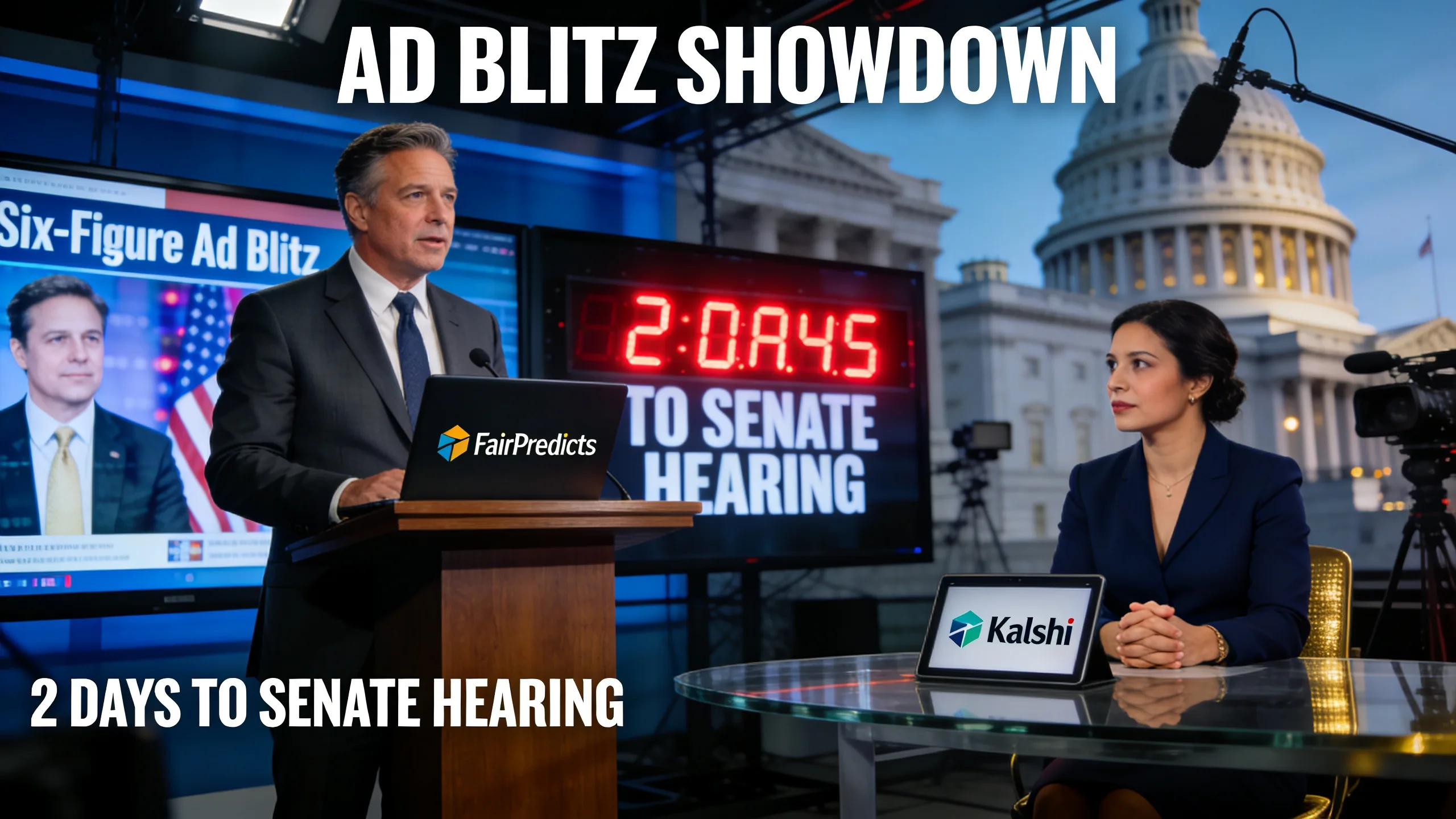"FairPredicts" Watchdog Launches Six-Figure Ad Blitz Against Kalshi Two Days Before Senate Integrity Hearing