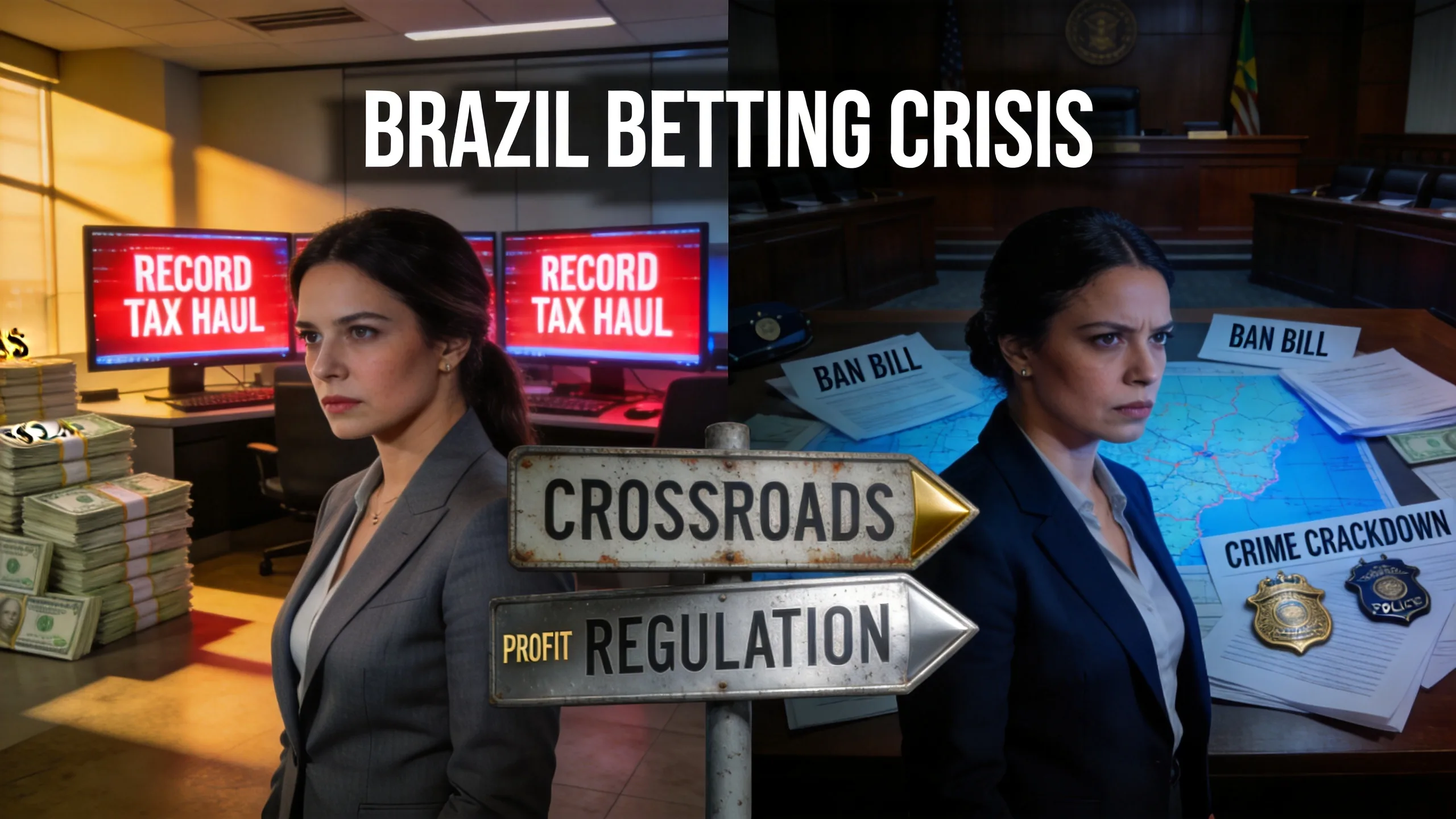 Brazil Betting Market at a Crossroads: Record R$3.4bn Q1 Tax Haul Collides With Ban Bill and Crime Crackdown