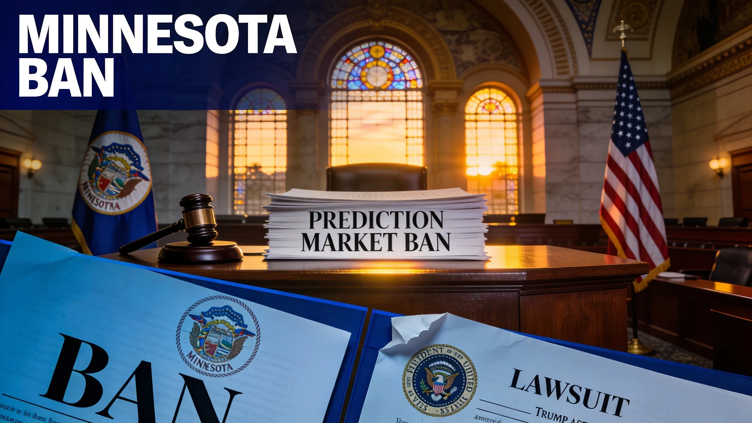 Minnesota Becomes First U.S. State to Ban Prediction Markets — Trump Administration Sues Within 24 Hours