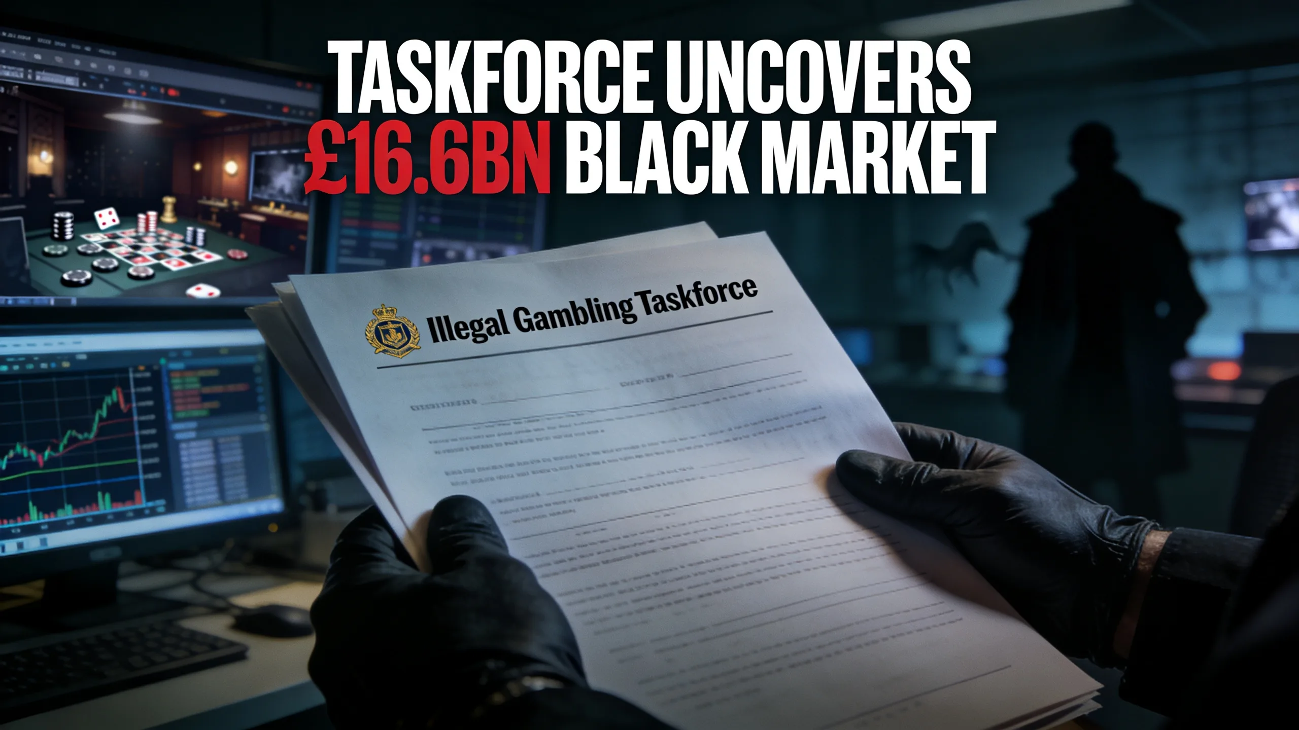 UK Reveals Inner Workings of Illegal Gambling Taskforce as Black Market Hits £16.6bn