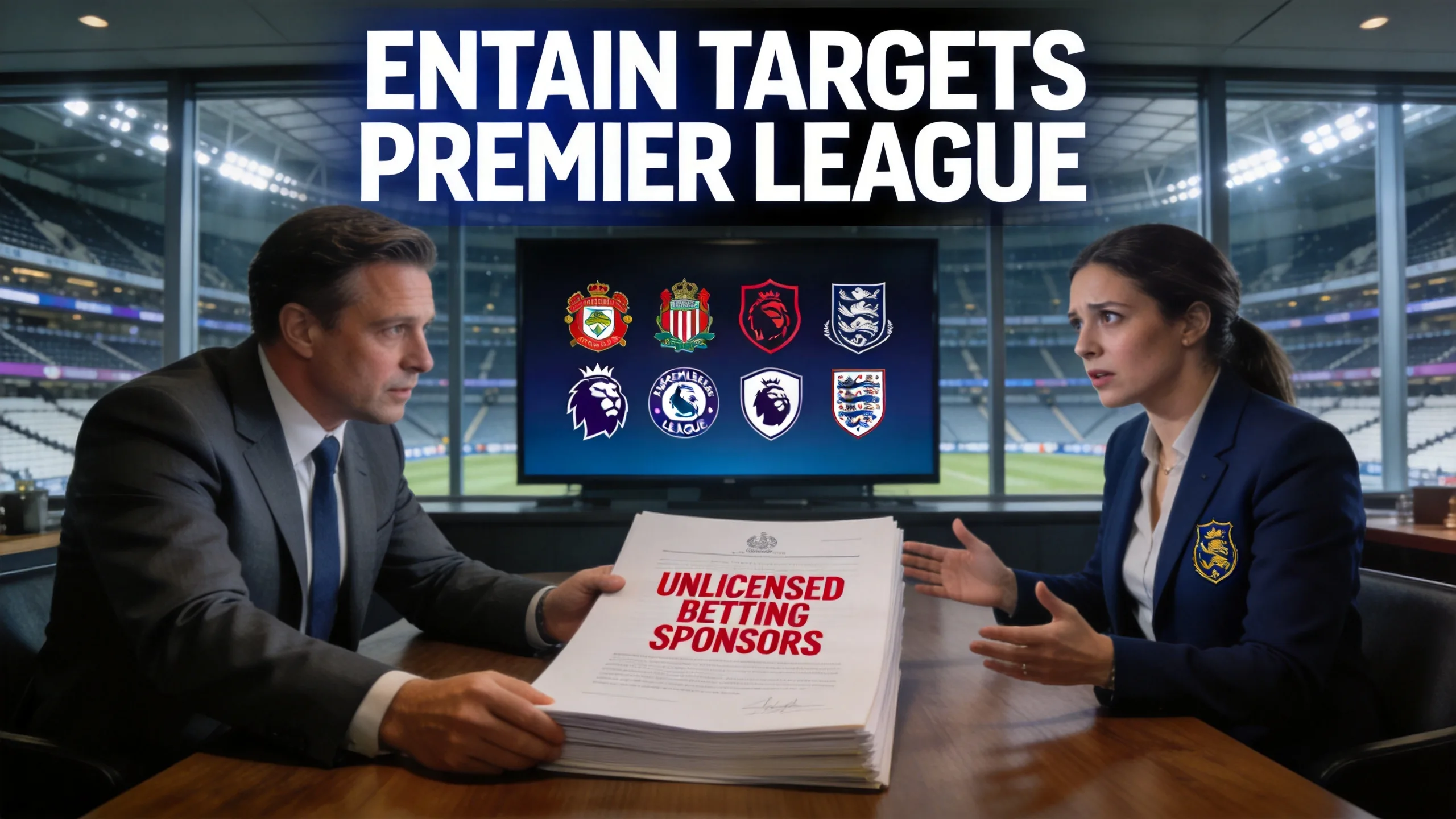 Entain Targets Six Premier League Clubs Over Unlicensed Betting Sponsors