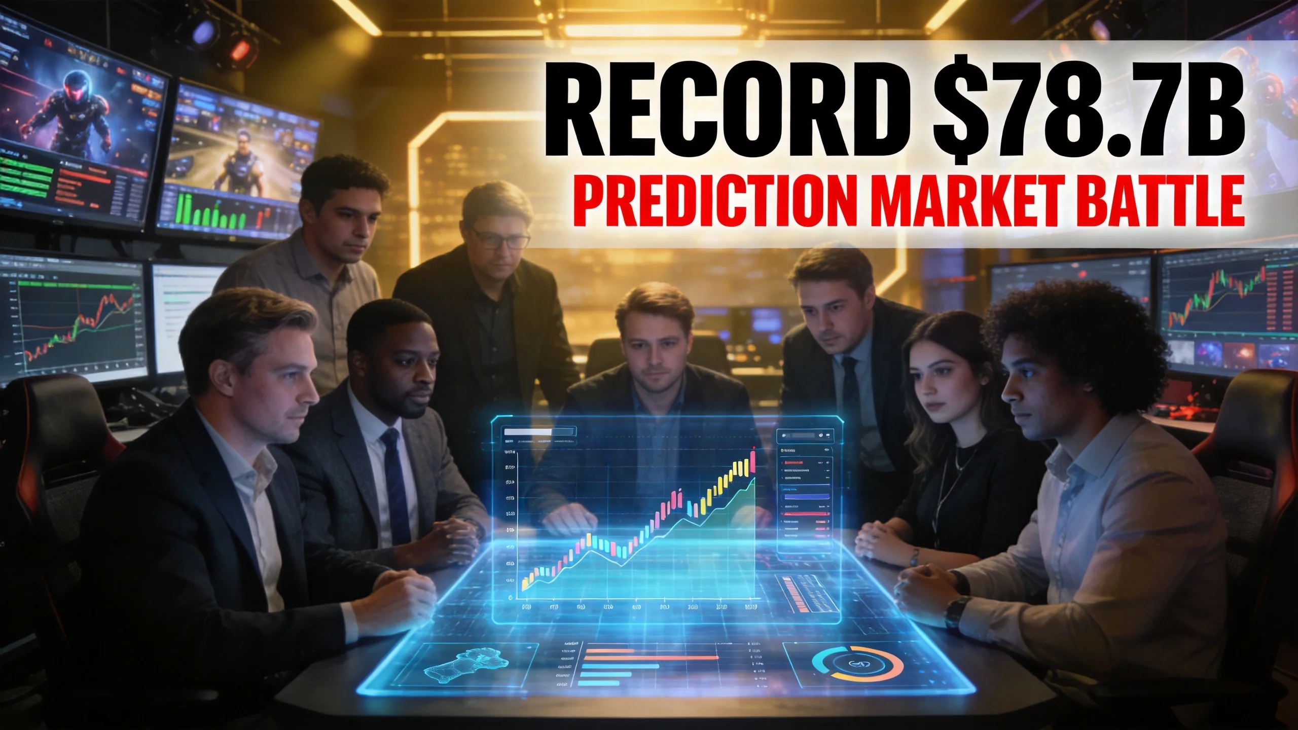 US Gaming Revenue Hits Record $78.7B Amid Prediction Market Battle