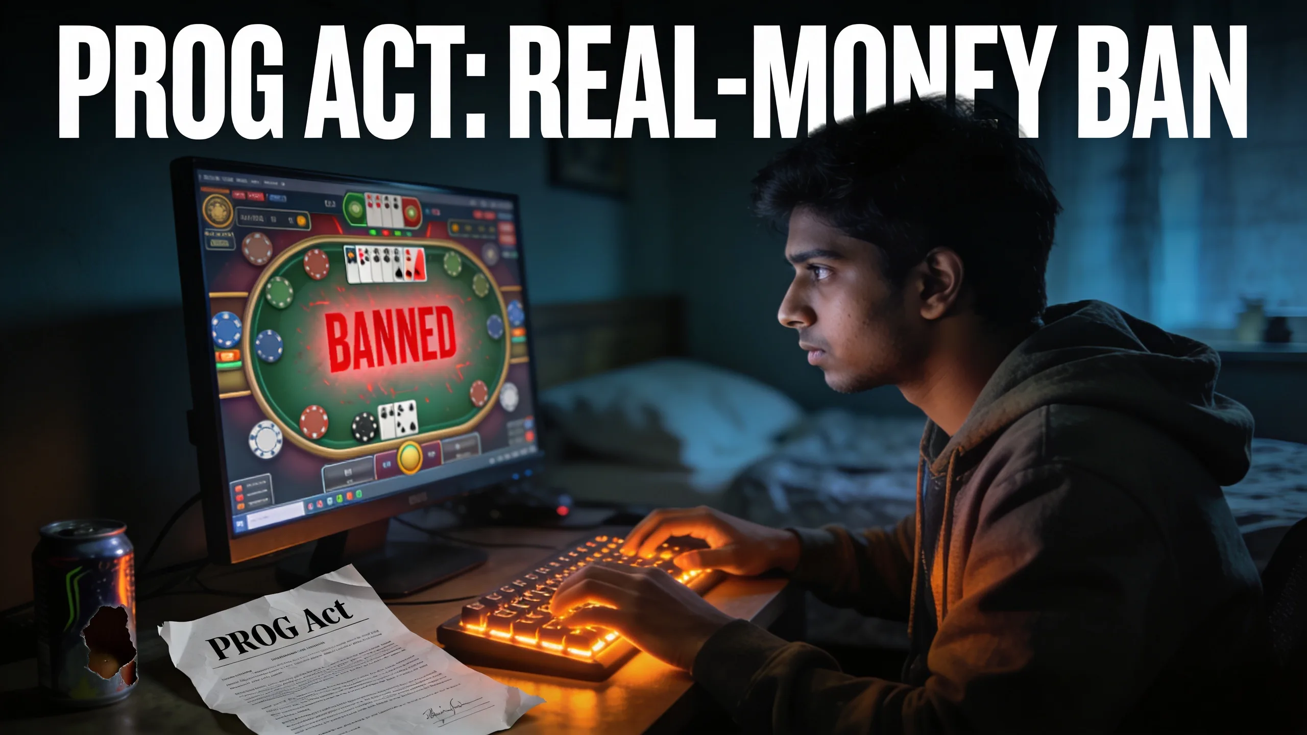 India Online Gaming Regulation: PROG Act Bans Real-Money Play