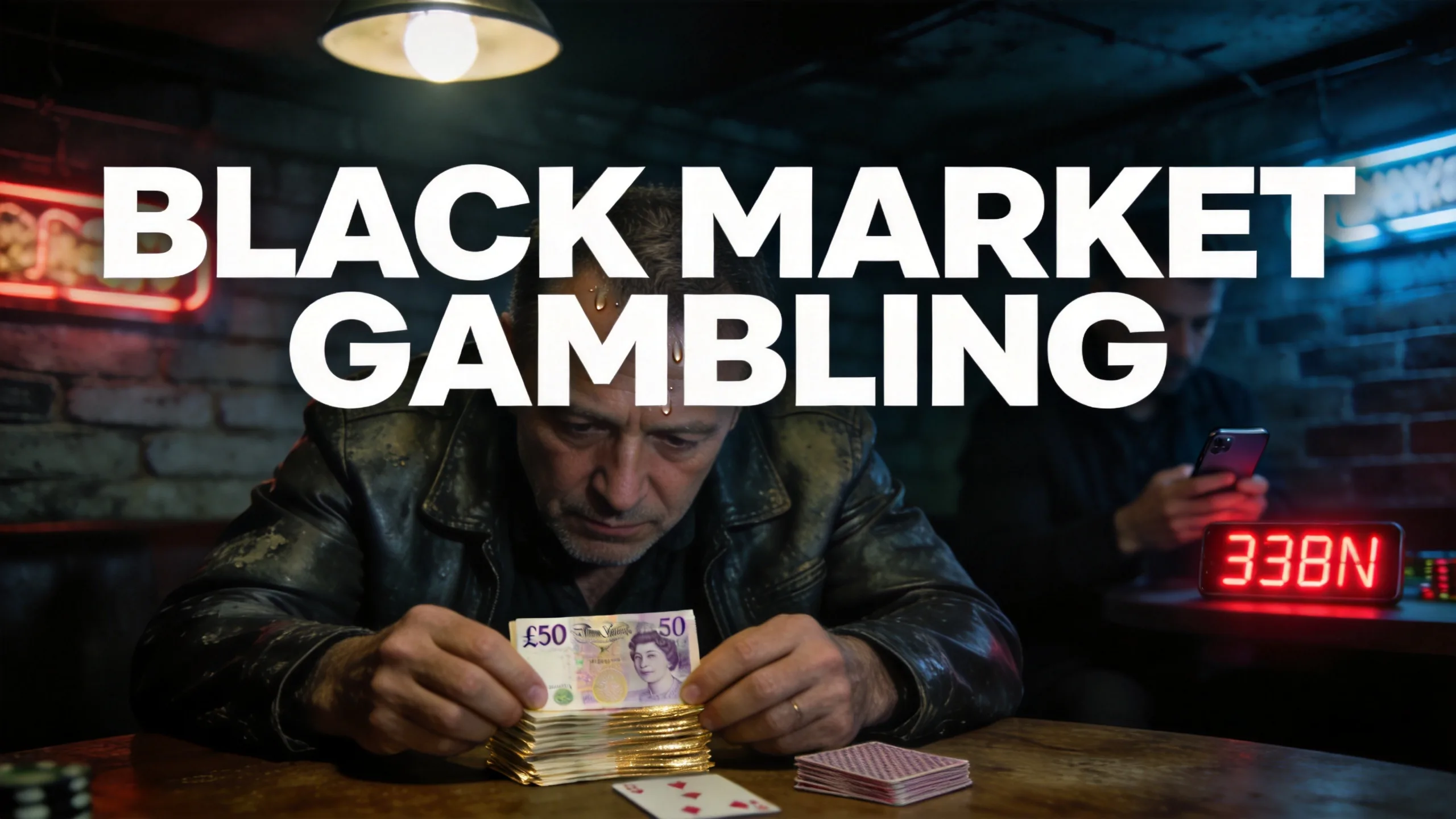 UK Black Market Gambling Stakes Set to Hit £33bn by 2028