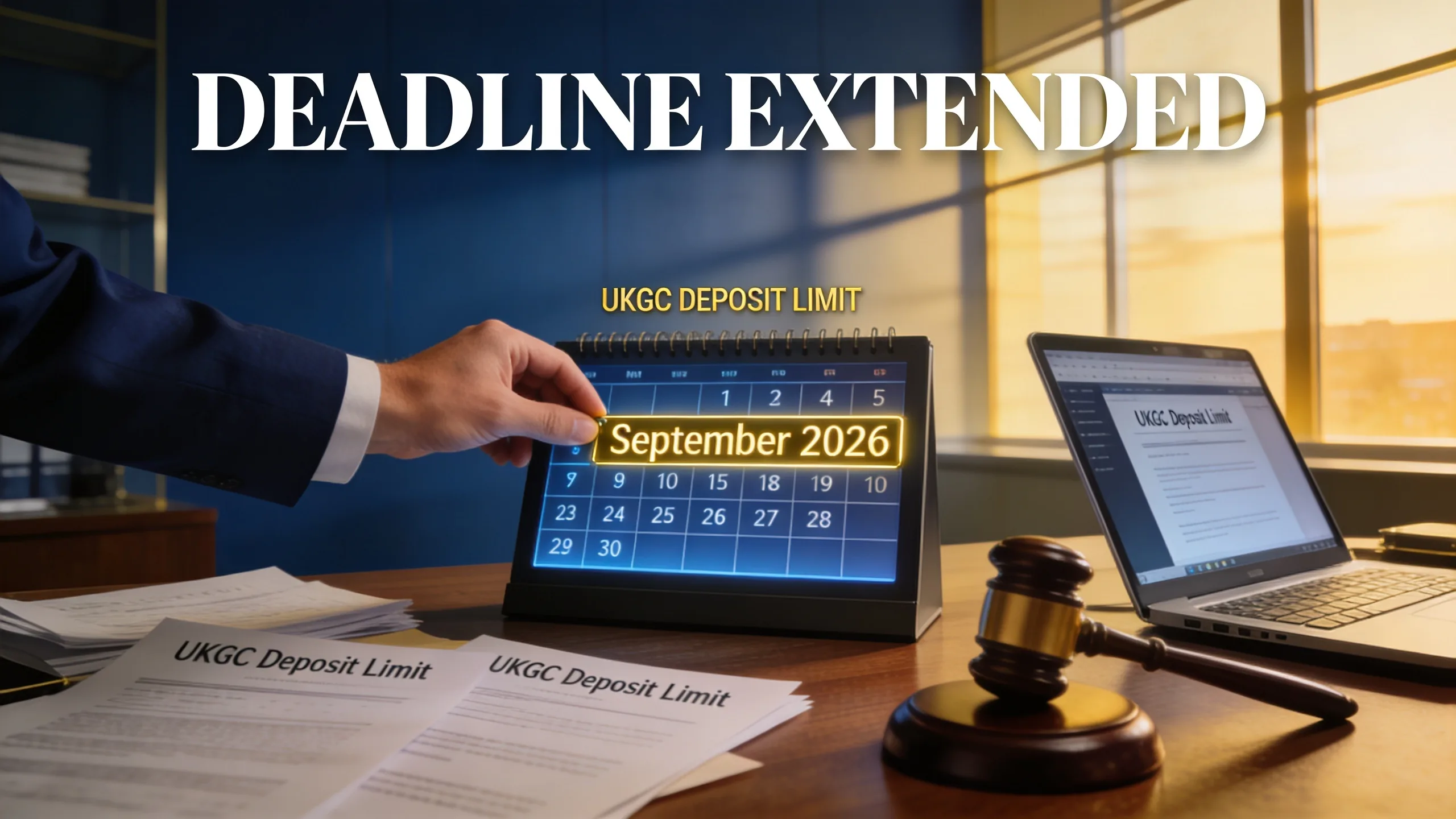 UKGC Deposit Limit Deadline Pushed to September 2026