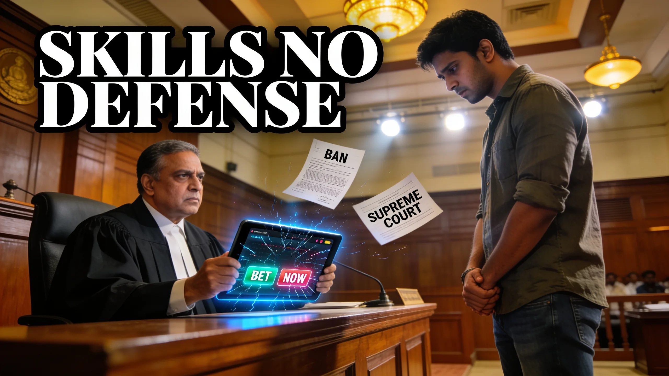 India Supreme Court Bans Online Betting — Skills No Defence