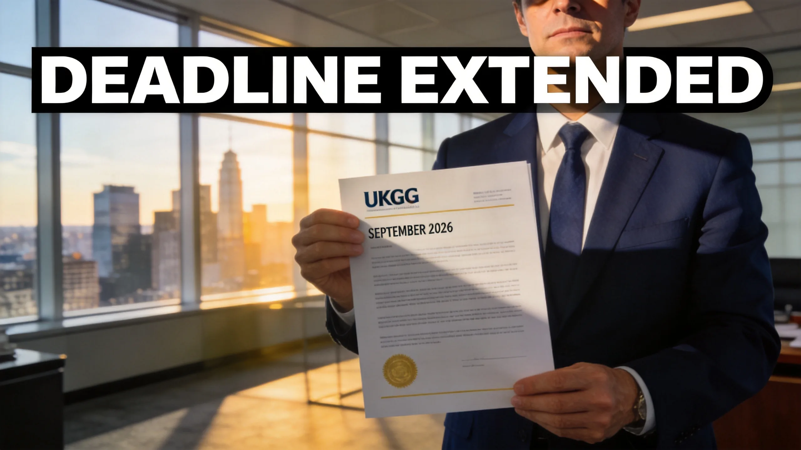 Deposit Limit Deadline Extended by UKGC to September 2026