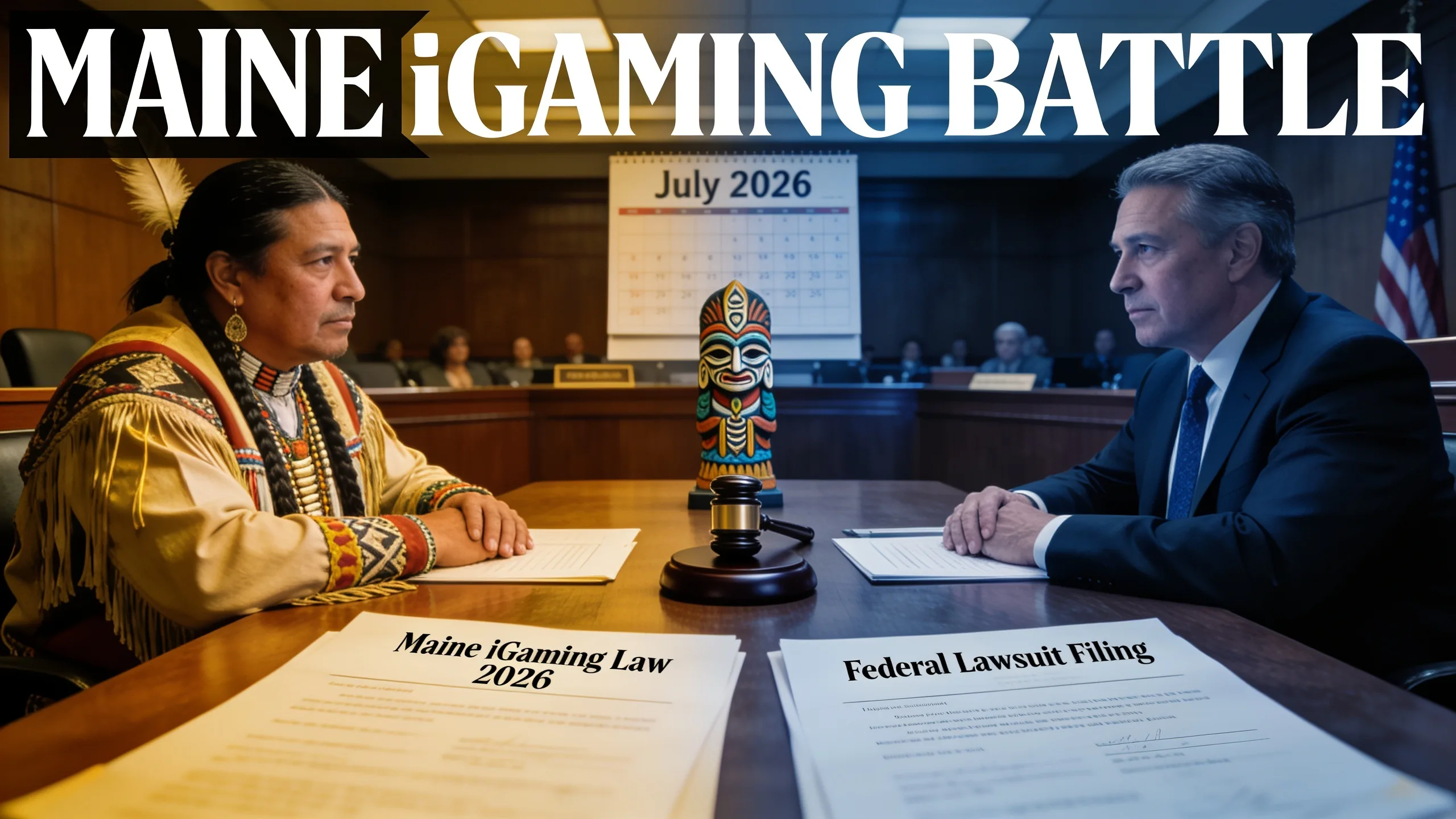 Maine iGaming Law Takes Effect July 2026 — Tribal Monopoly and Federal Lawsuit Explained