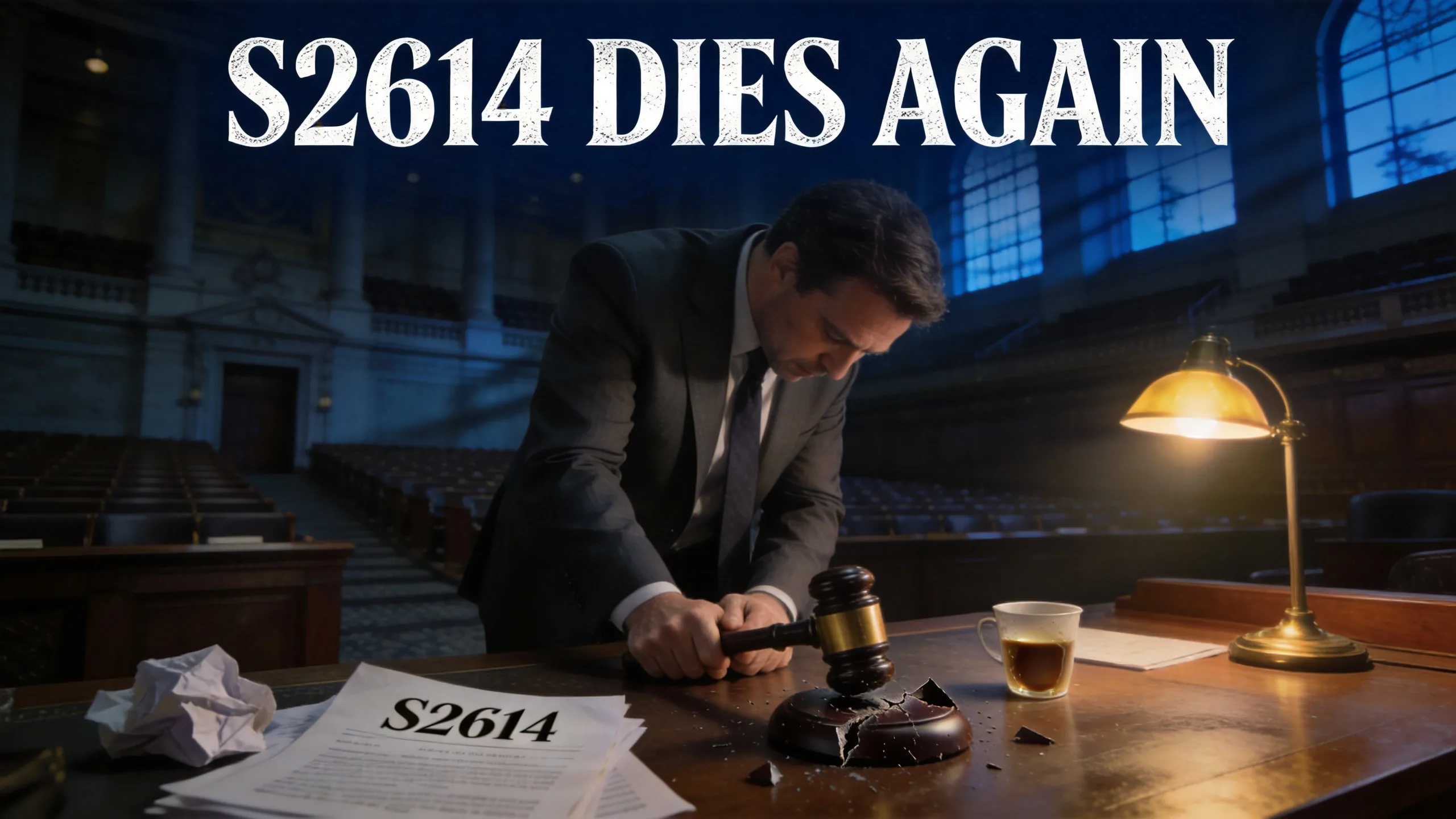 New York iGaming Bill S2614 Dies — Again