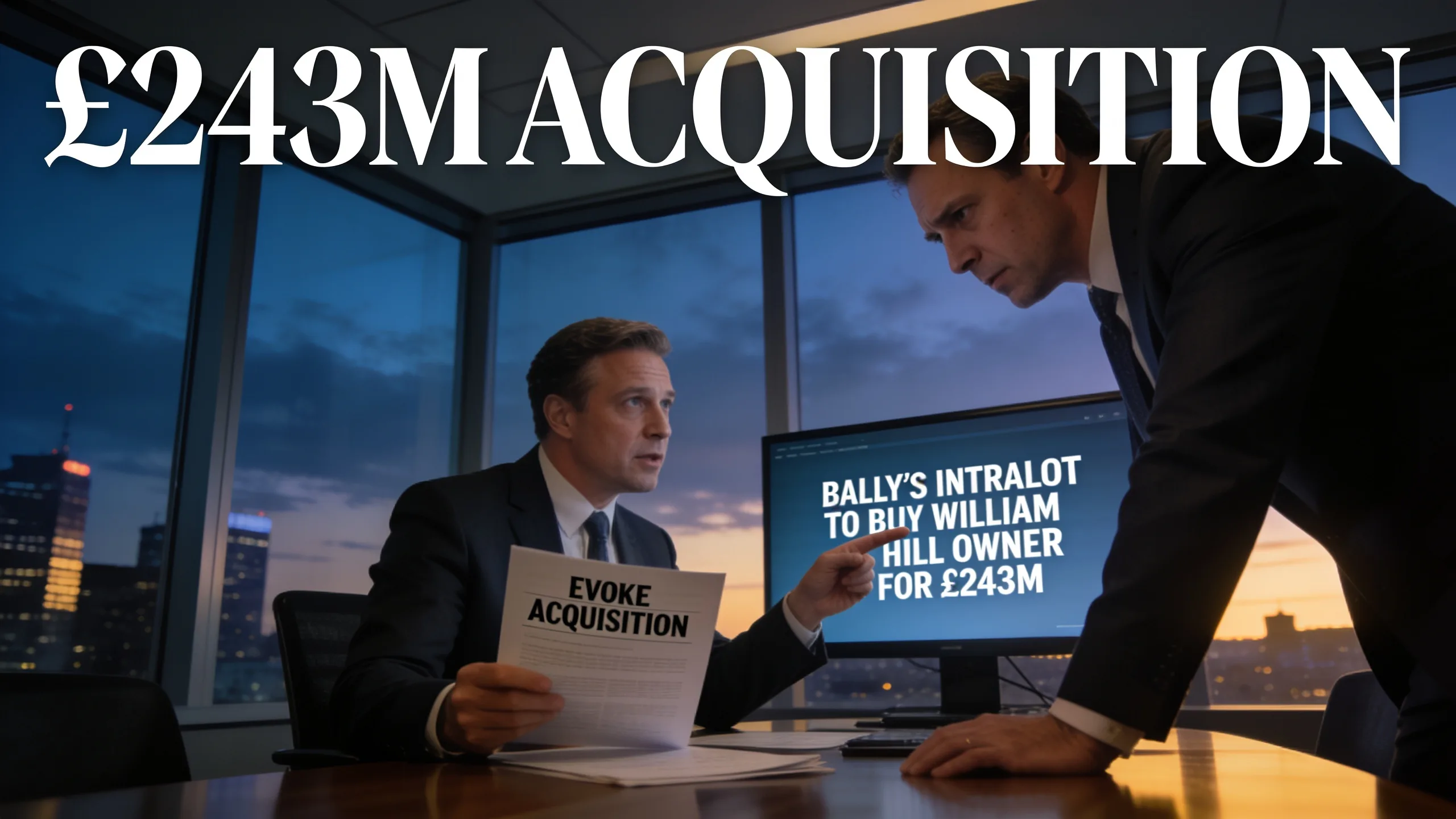Bally's Intralot to Buy William Hill Owner Evoke for £243M