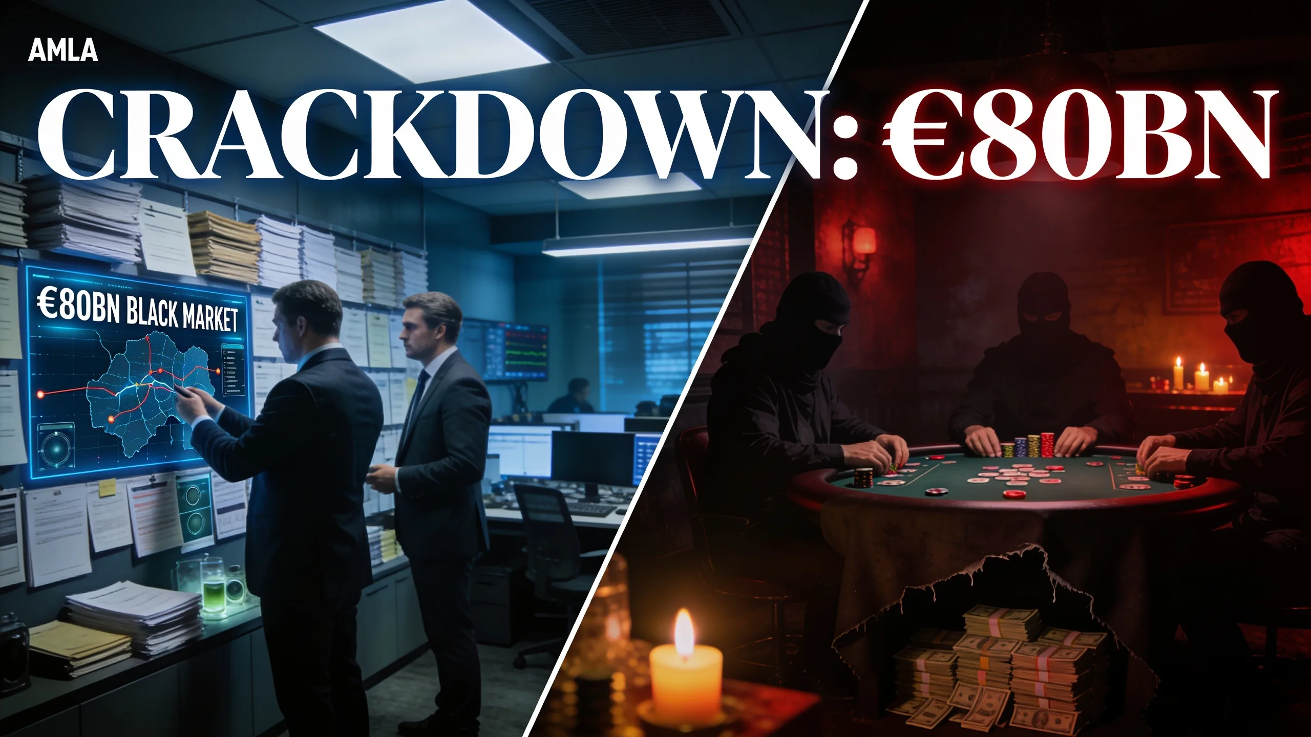 EU Illegal Gambling Crackdown: €80bn Black Market Triggers AMLA Action