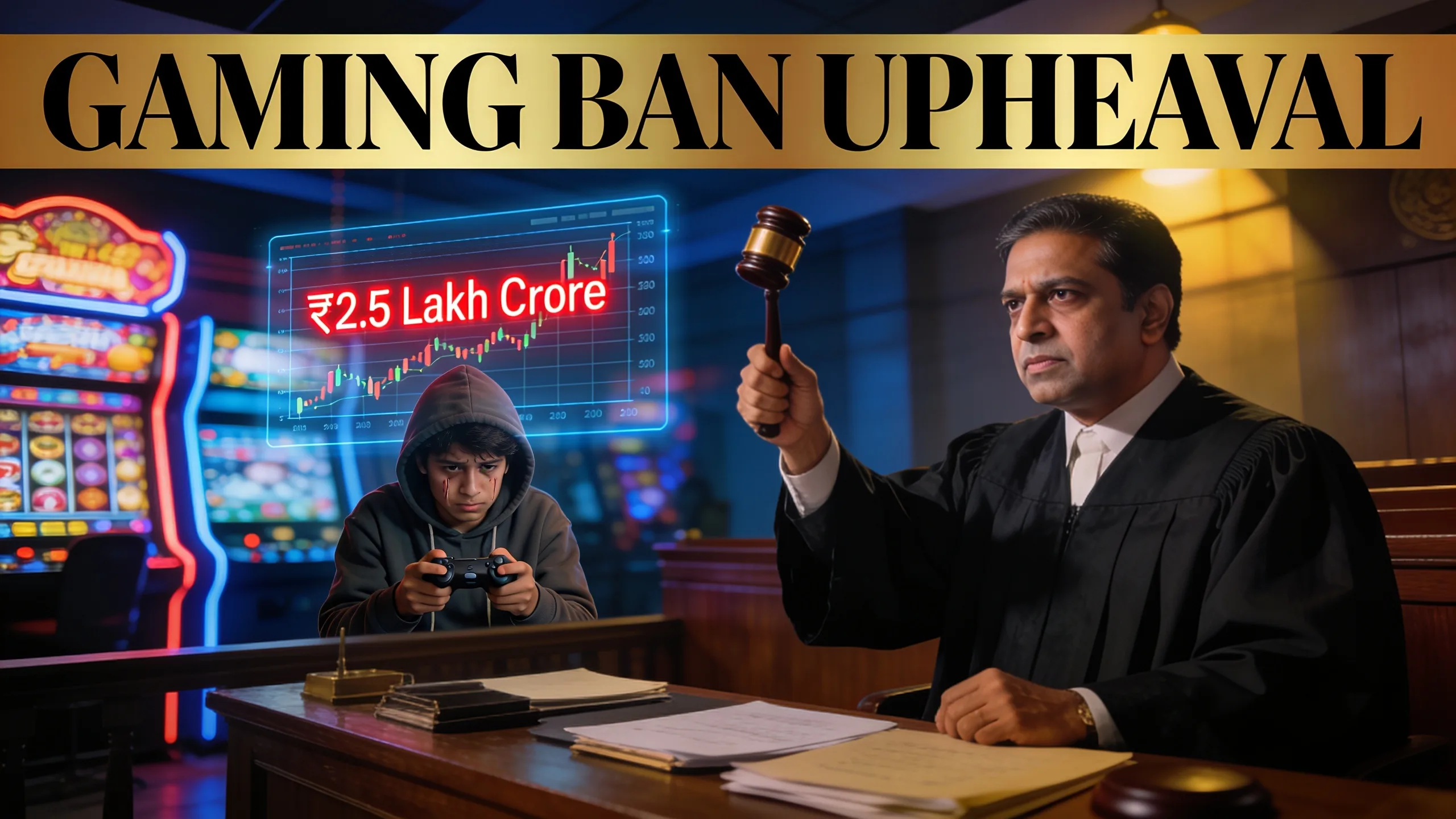 India Real-Money Gaming Ban: Supreme Court Upholds ₹2.5 Lakh Crore GST Blow