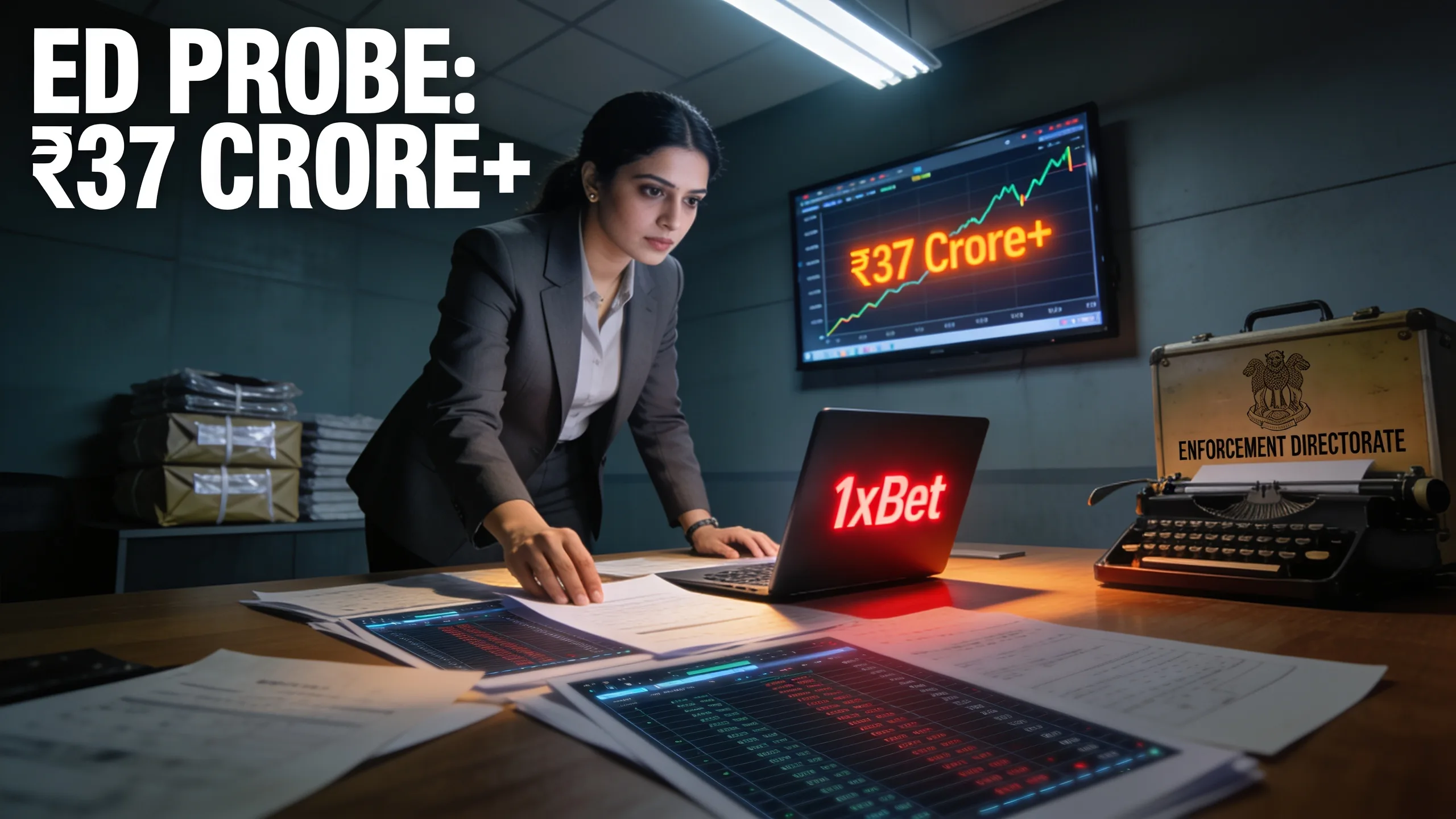 ED Pushes 1xBet Crore Probe Past ₹37 Crore
