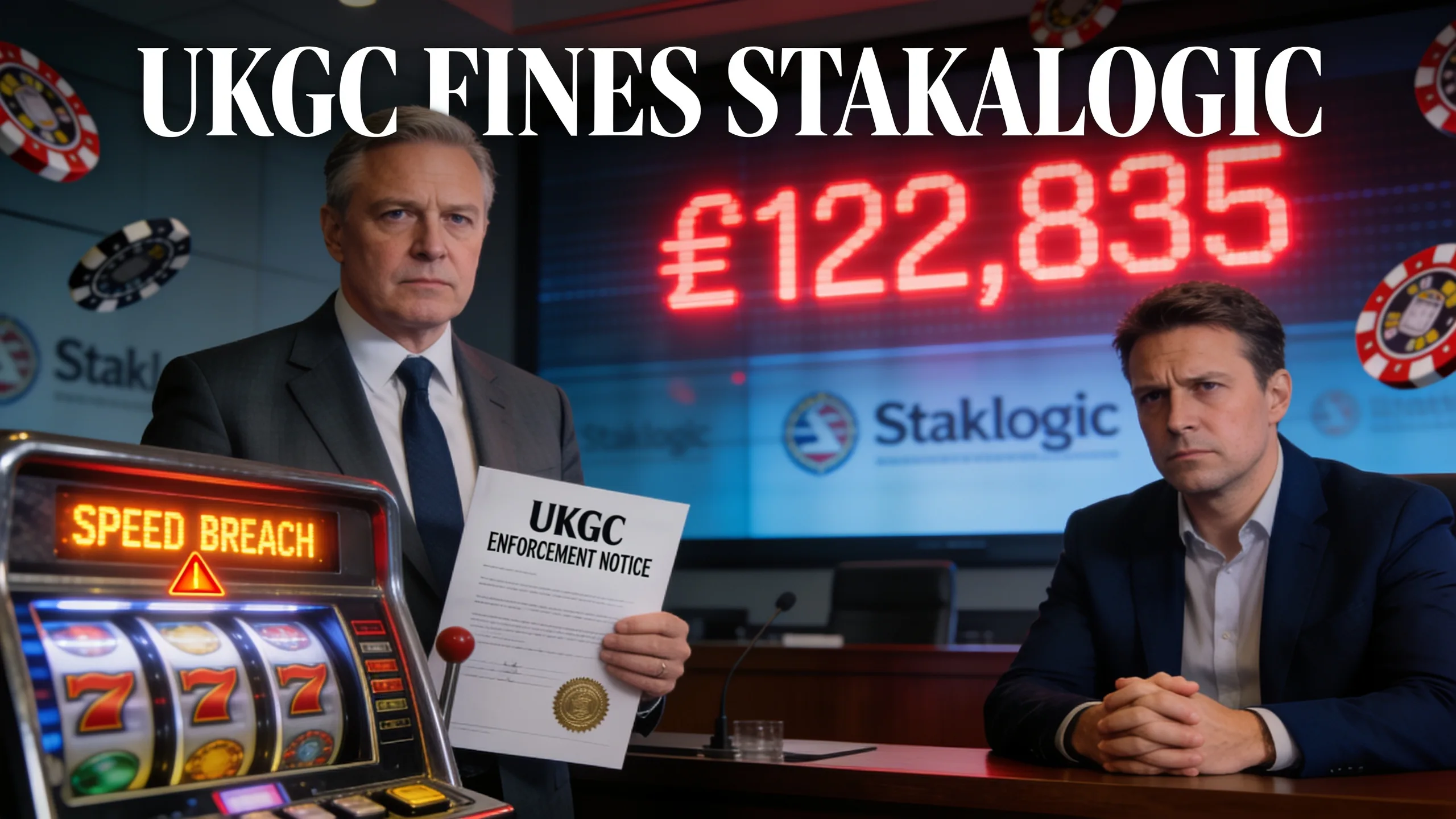UKGC Fines Stakelogic £122,835 Over Slot Speed Breach