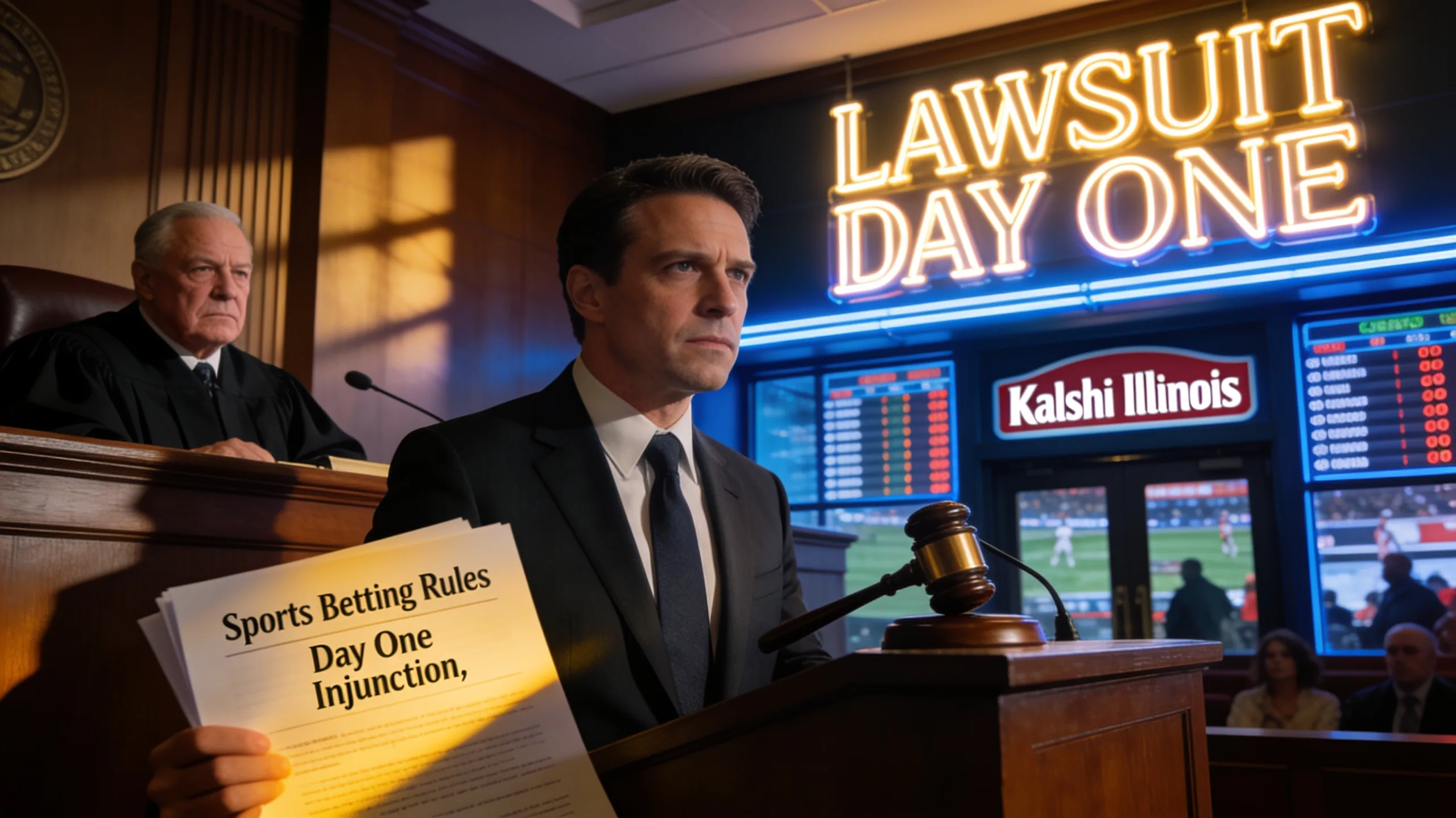 Kalshi Illinois Lawsuit Tests Sports Betting Rules on Day One