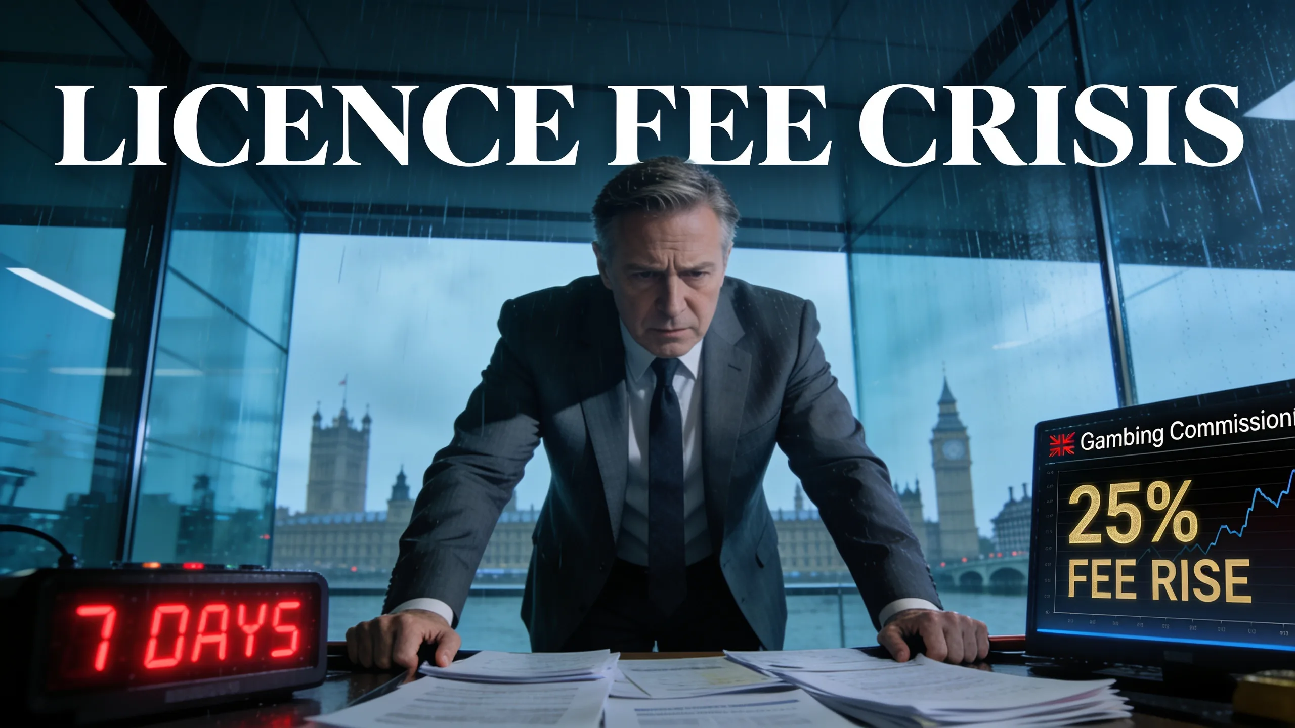Gambling Commission Licence Fees Rise 25% as Deadline Week Hits UK Operators