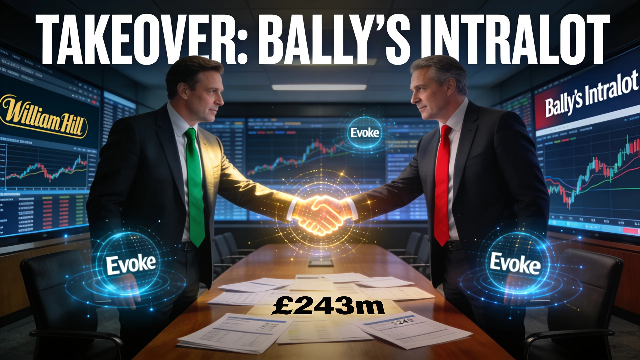 William Hill Takeover: Bally's Intralot Buys Evoke for £243m