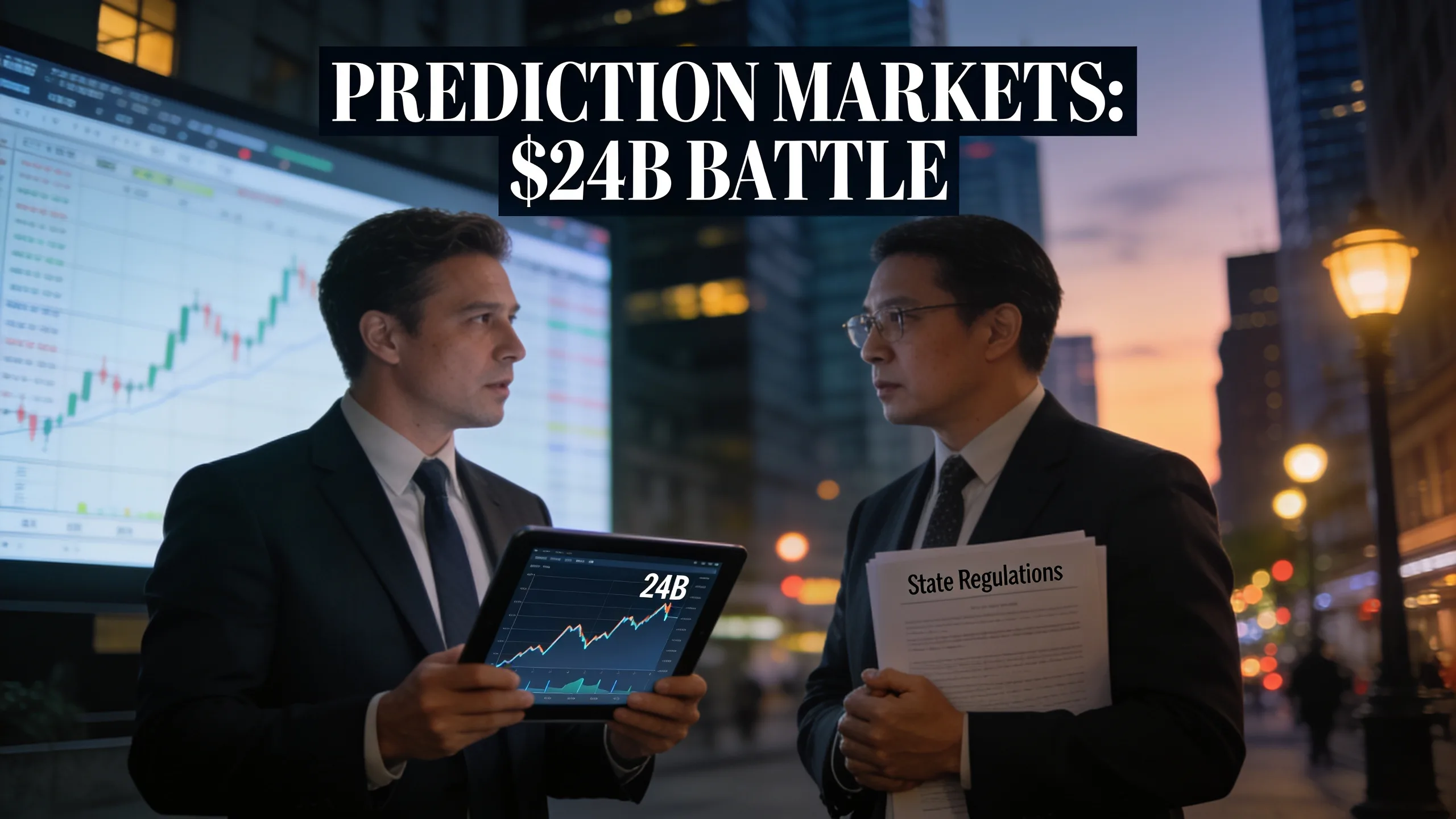 Prediction Markets Hit $24B/Month as States Fight Back