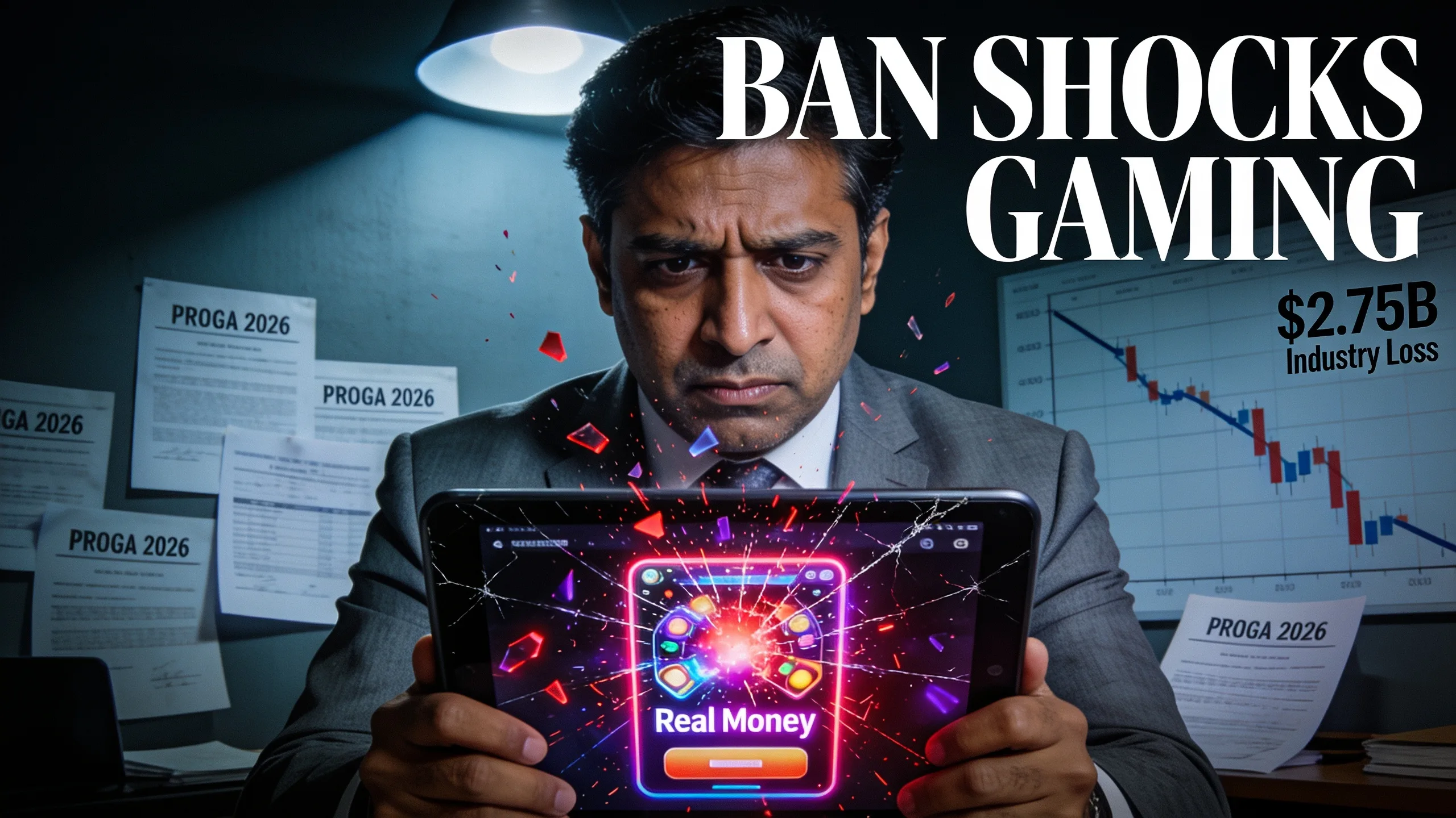 India Real-Money Gaming Ban: PROGA 2026 Kills $2.75B Industry