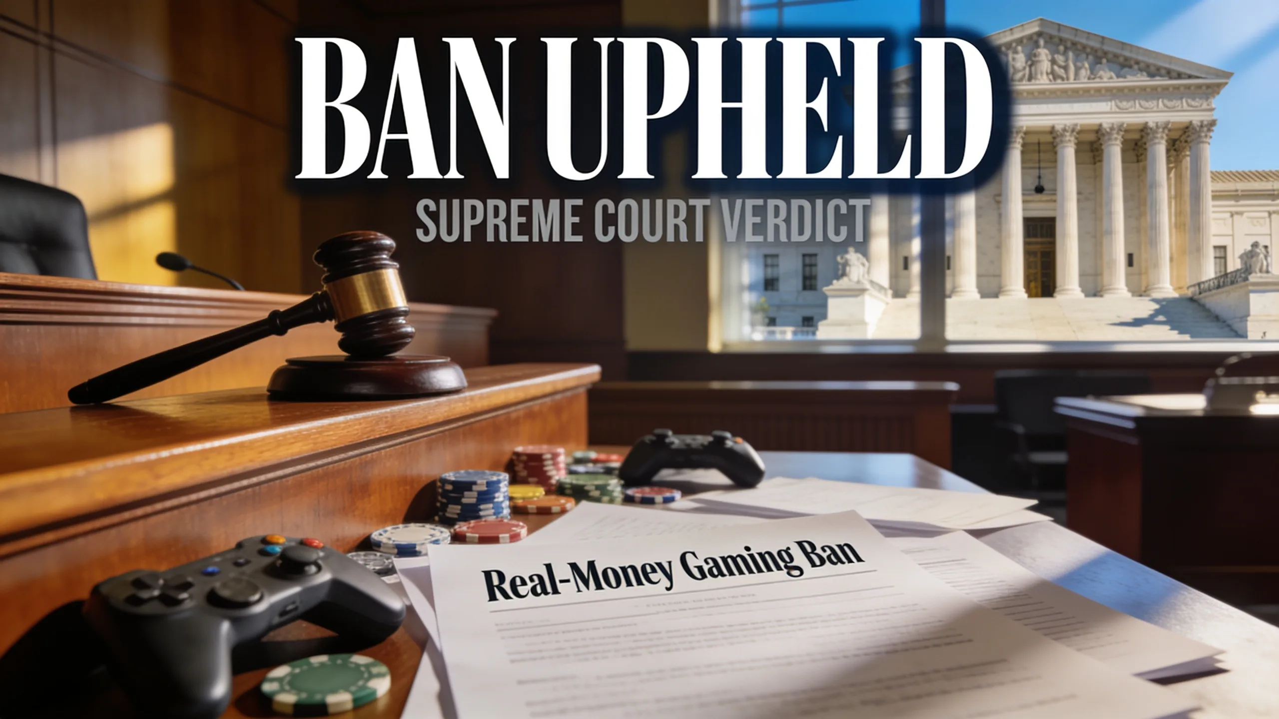 India Real-Money Gaming Ban Upheld by Supreme Court