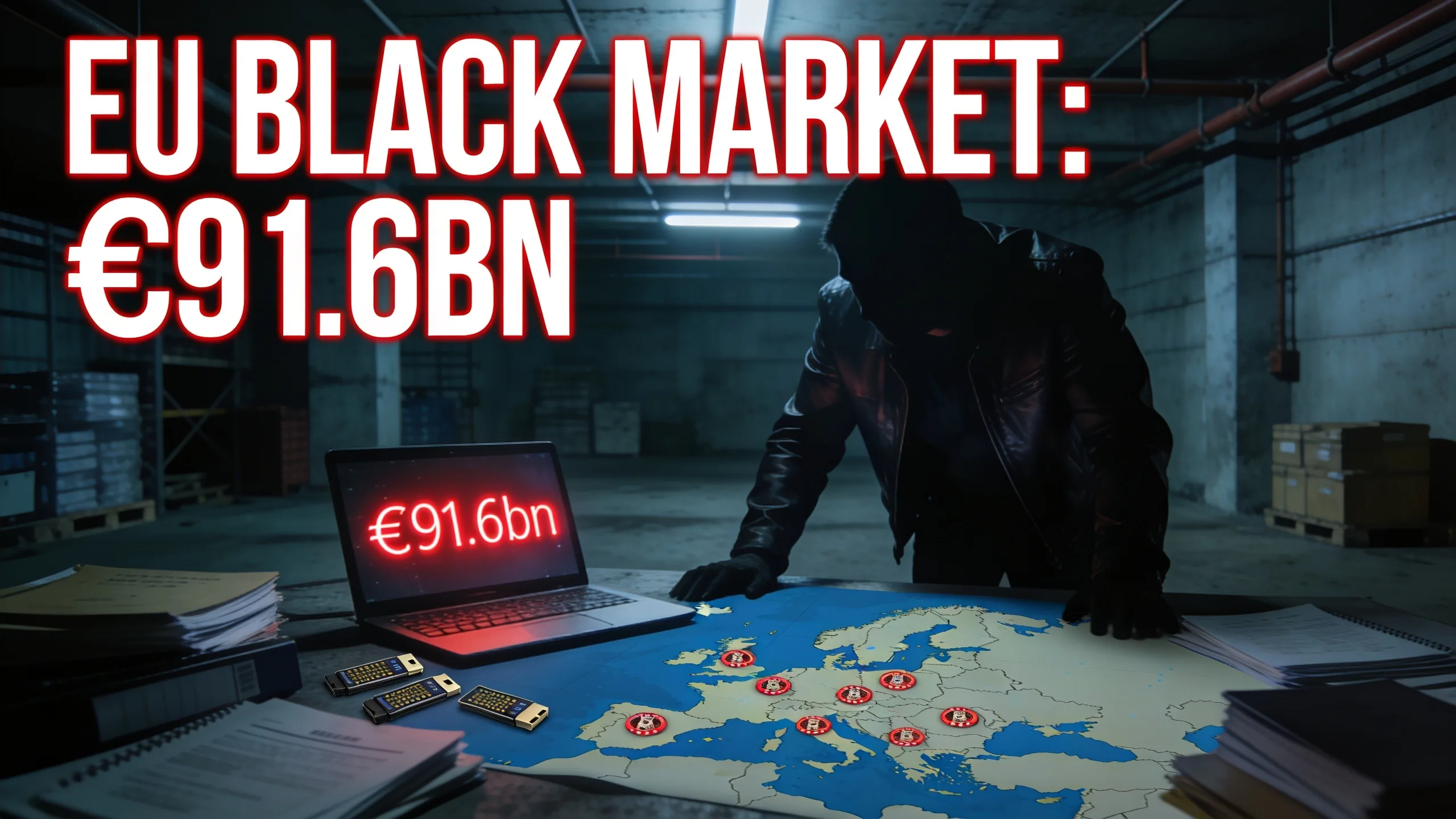 Illegal Gambling EU Black Market Hits €91.6bn in 2025