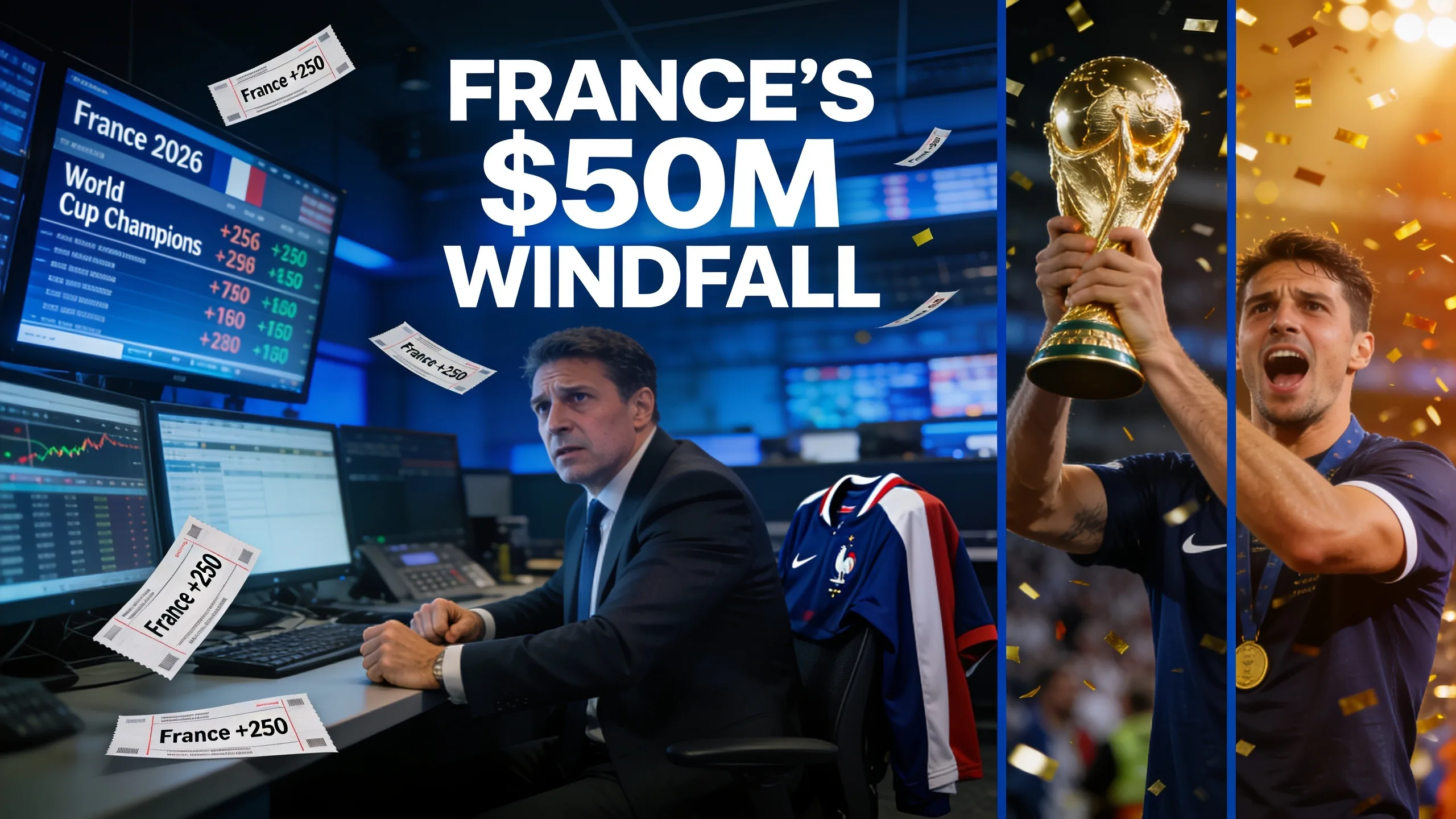 World Cup 2026 Sportsbooks: $50M Losses to France Windfall