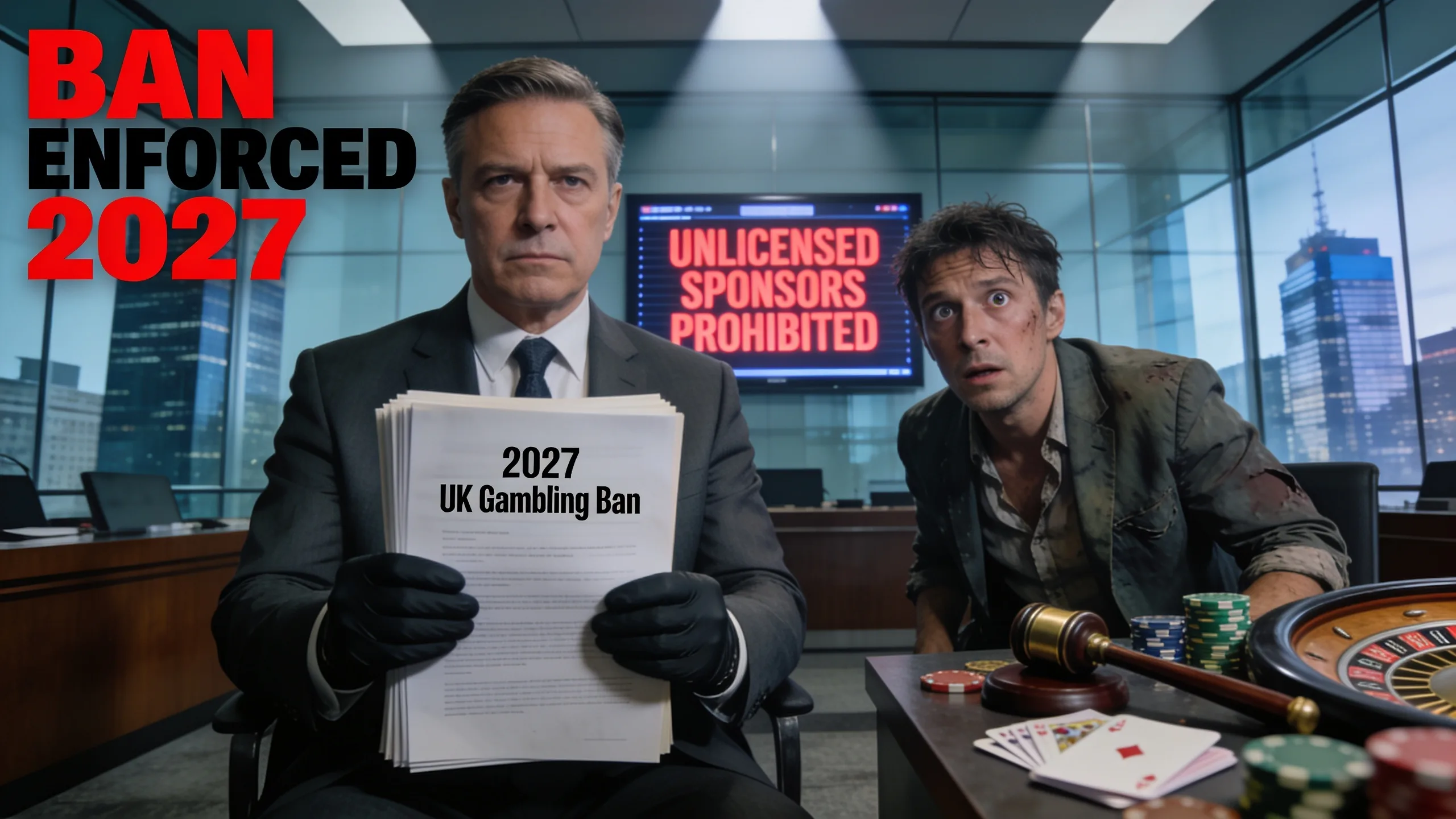 Unlicensed Gambling Sponsors Face UK Ban From 2027