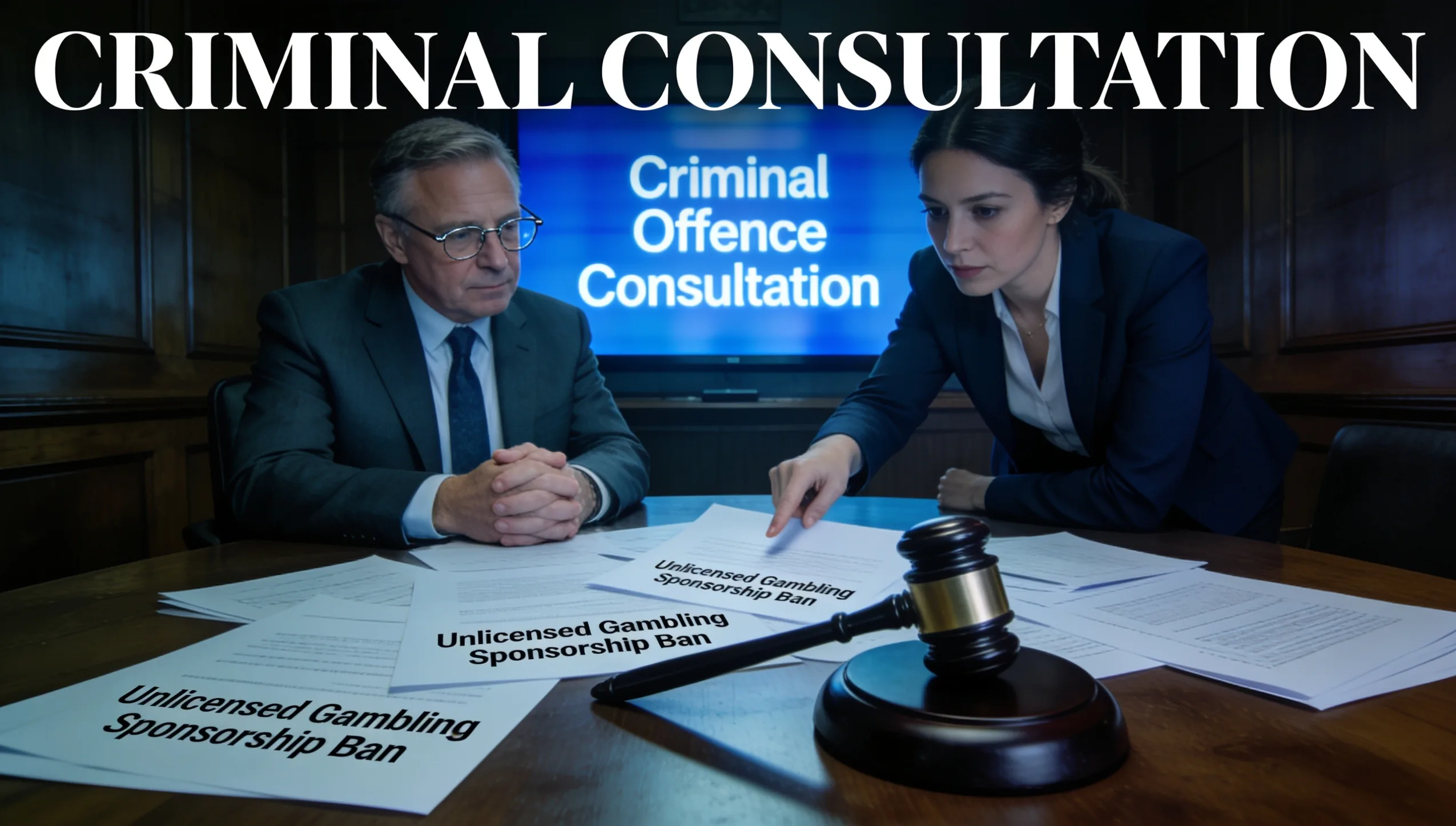 Unlicensed Gambling Sponsorship Ban: UK Opens Criminal-Offence Consultation