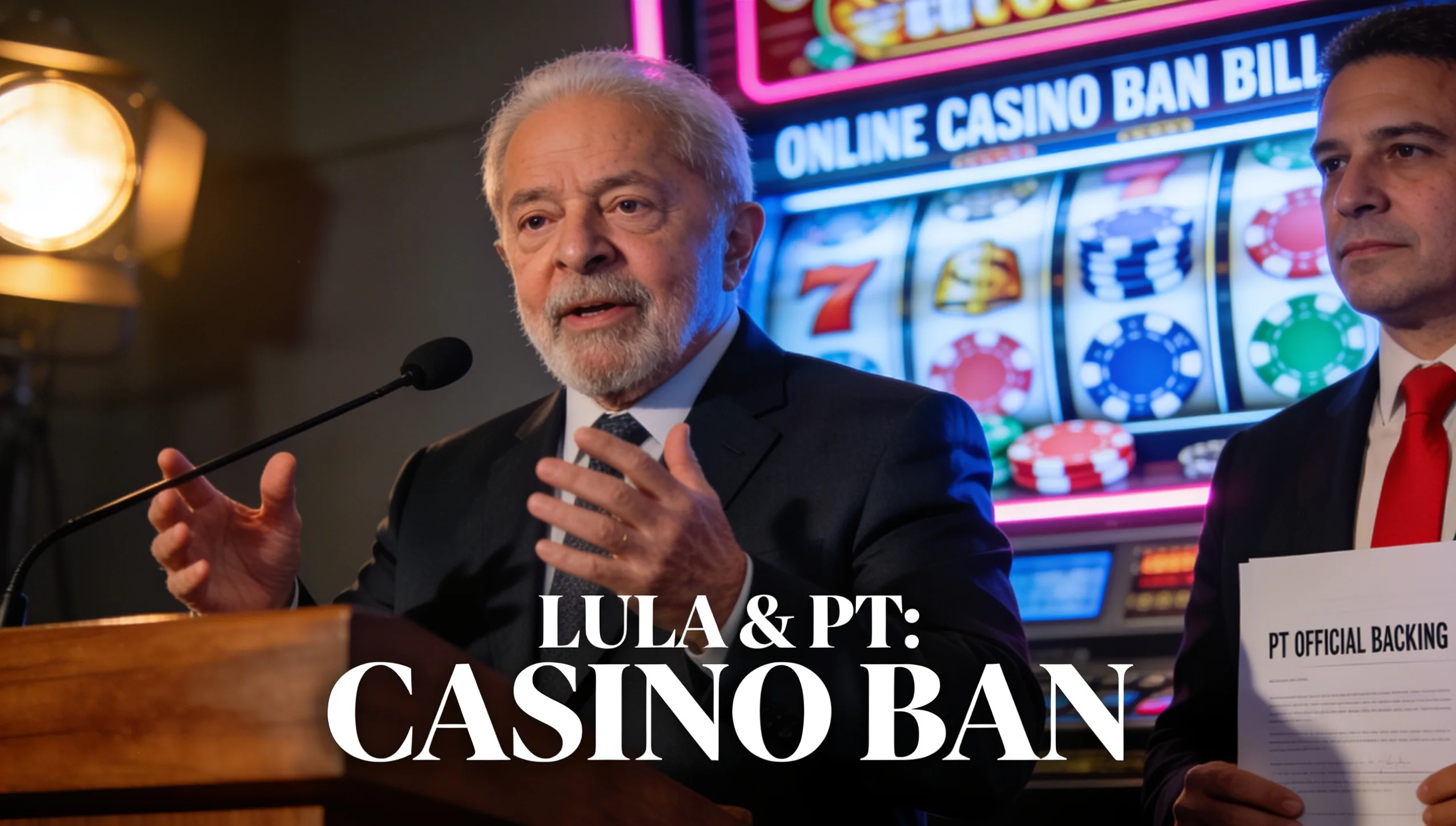 Brazil Online Casino Ban Bill Backed by Lula and PT Party