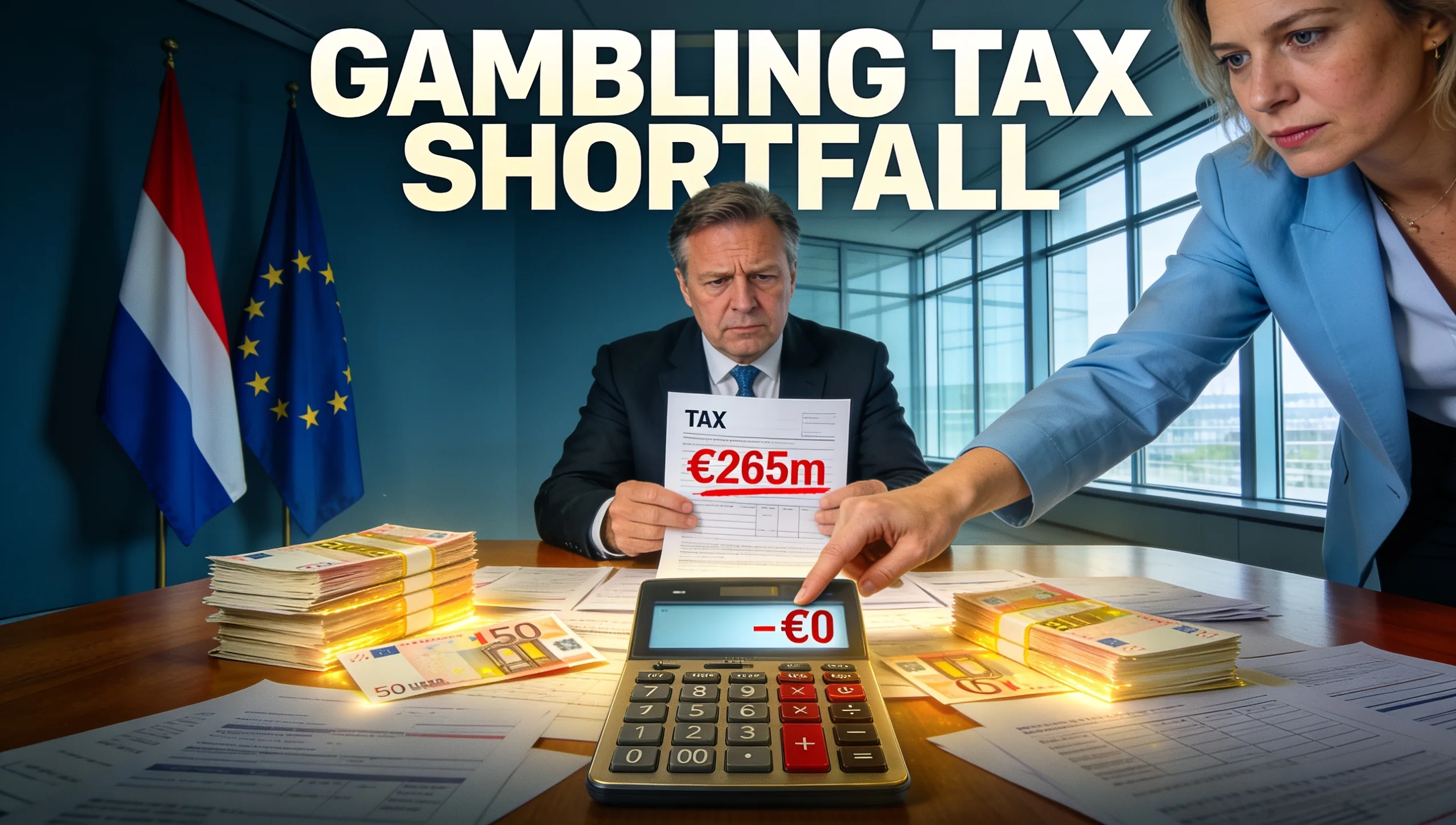 Dutch Gambling Tax Hike Misses EU Revenue Target by €265m