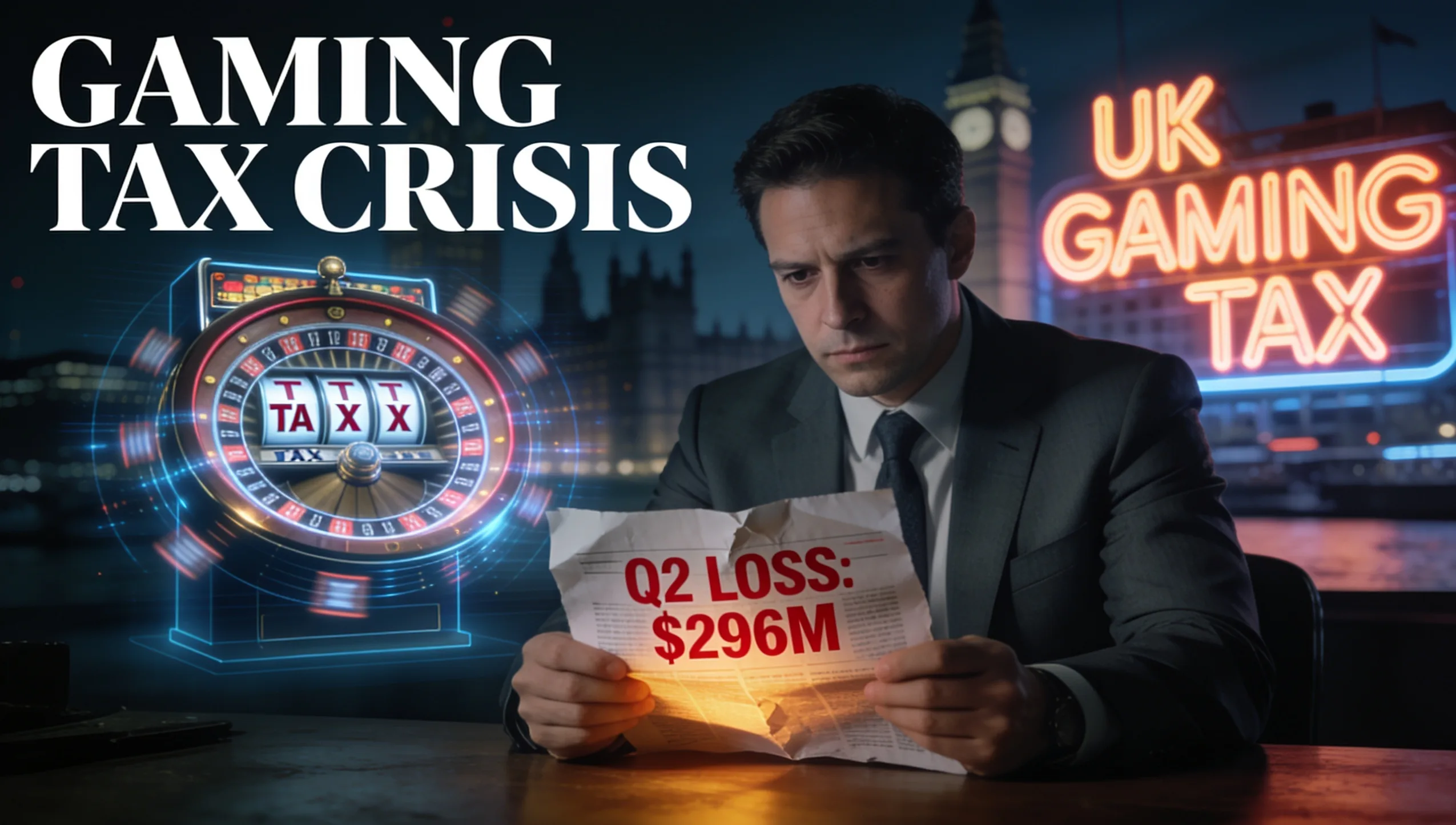 Flutter Posts $296M Q2 Loss as UK Gaming Tax Bites