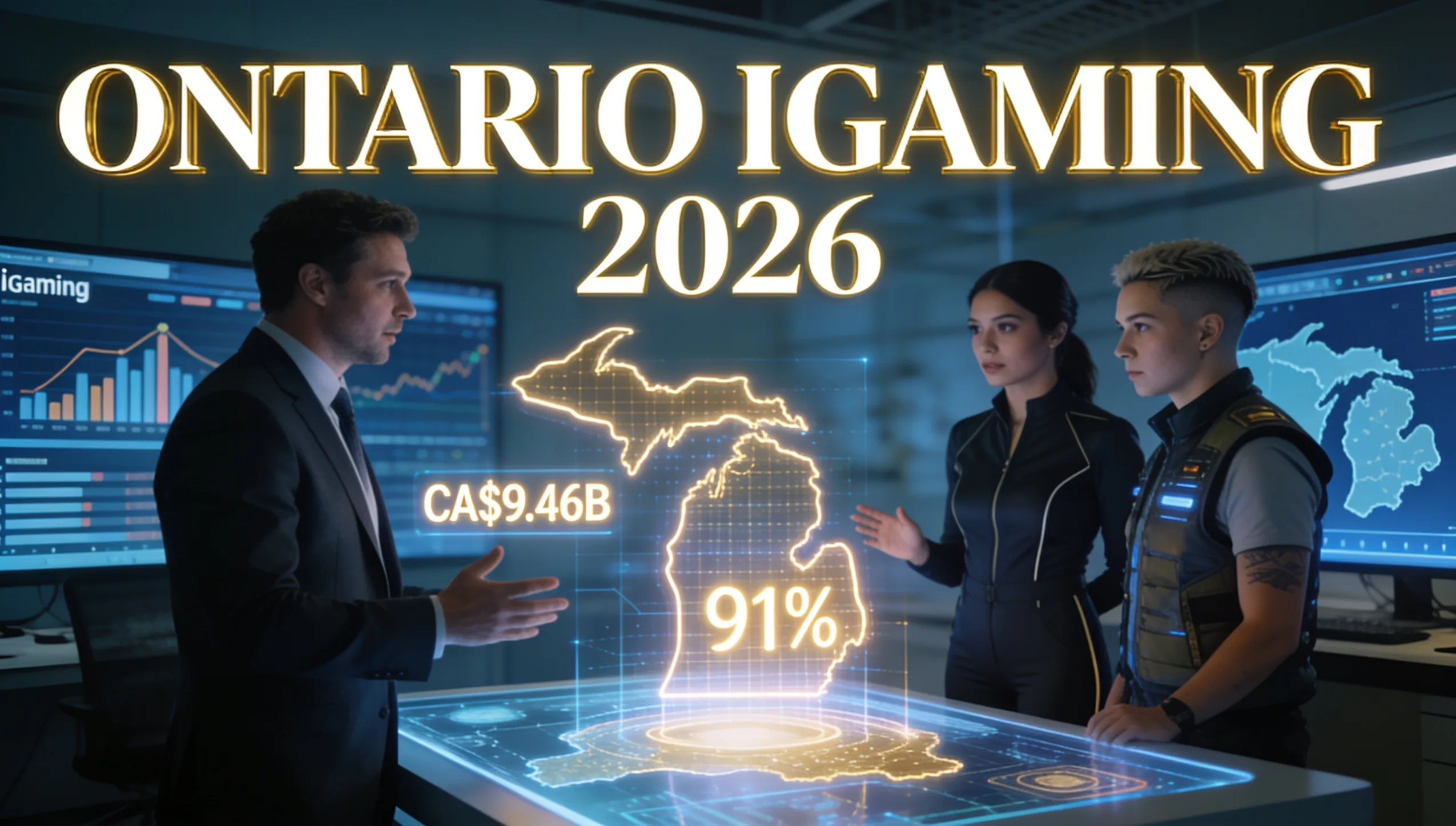 Ontario iGaming June 2026: CA$9.46B Handle, 91% Channelization