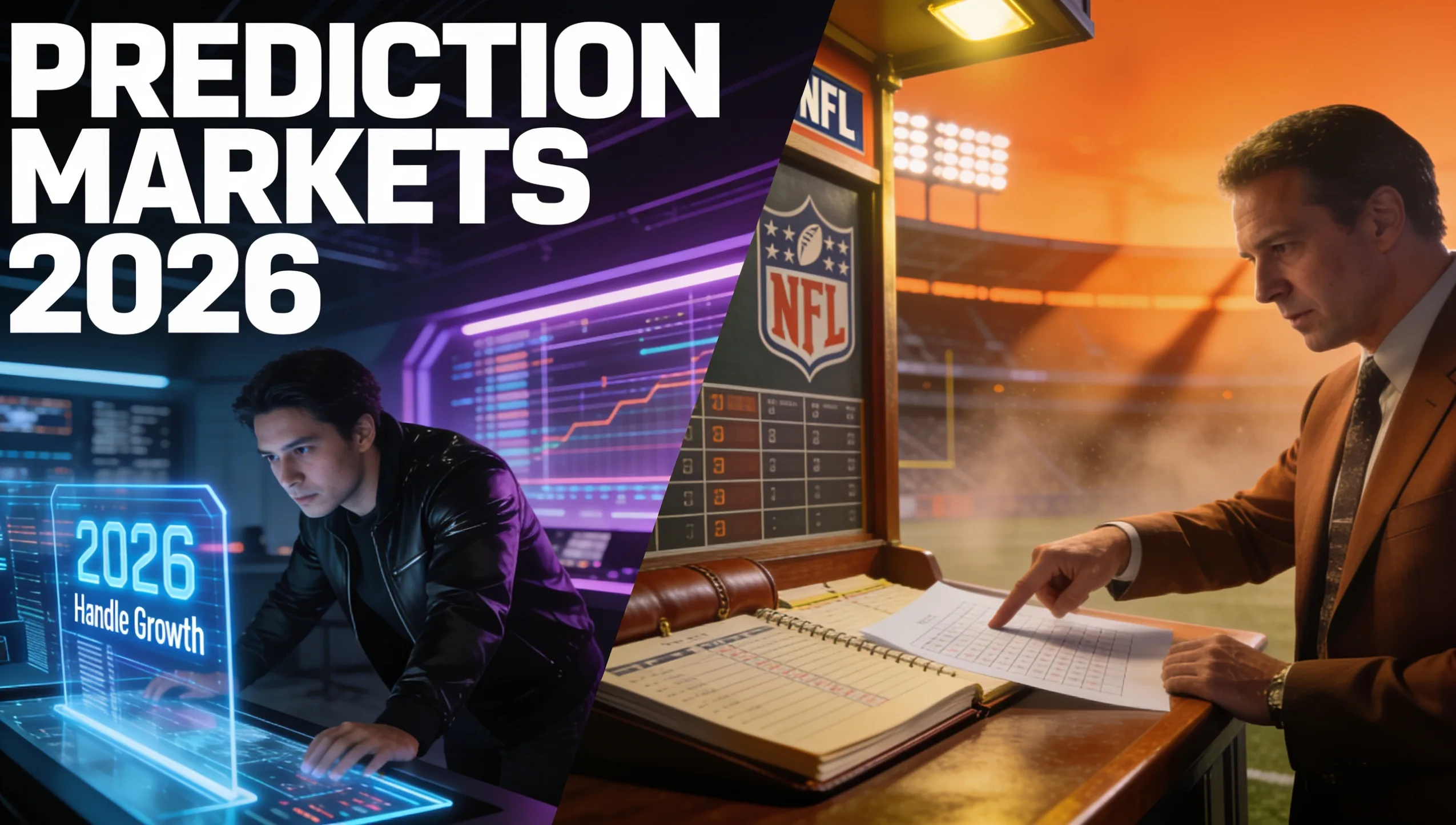 Prediction Markets Outpace NFL Sportsbooks in 2026 Handle Race