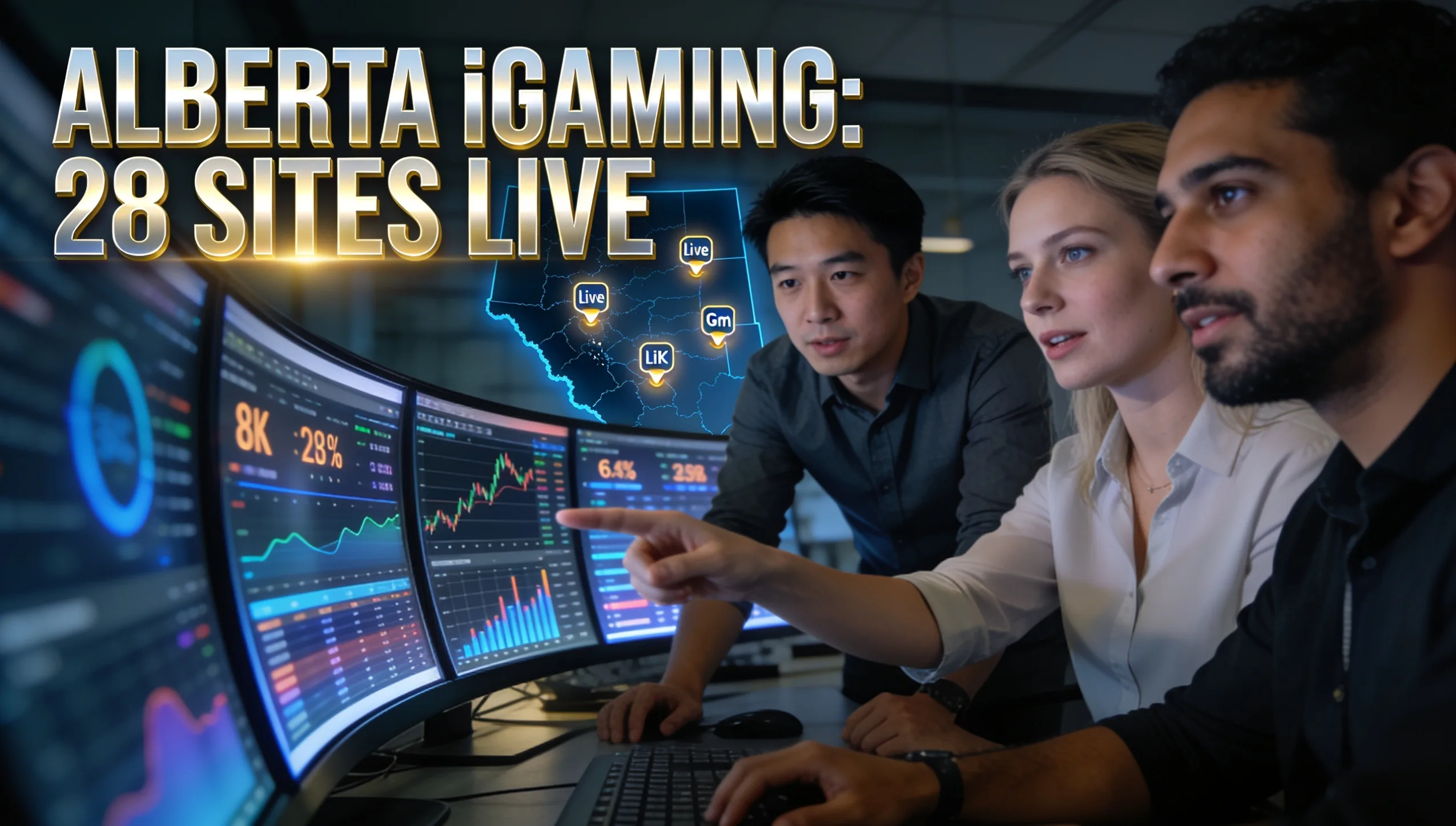 Alberta's iGaming Market Hits One Month: 28 Sites, Targets Ahead of Schedule