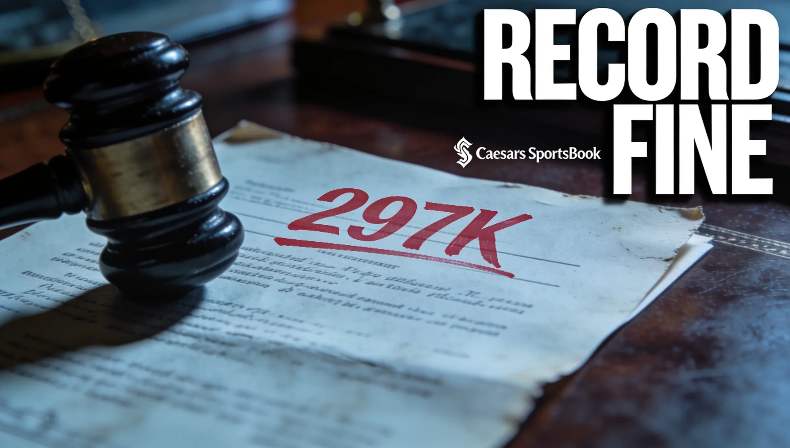Caesars Sportsbook Hit With Record $297K NJ Responsible Gaming Fine