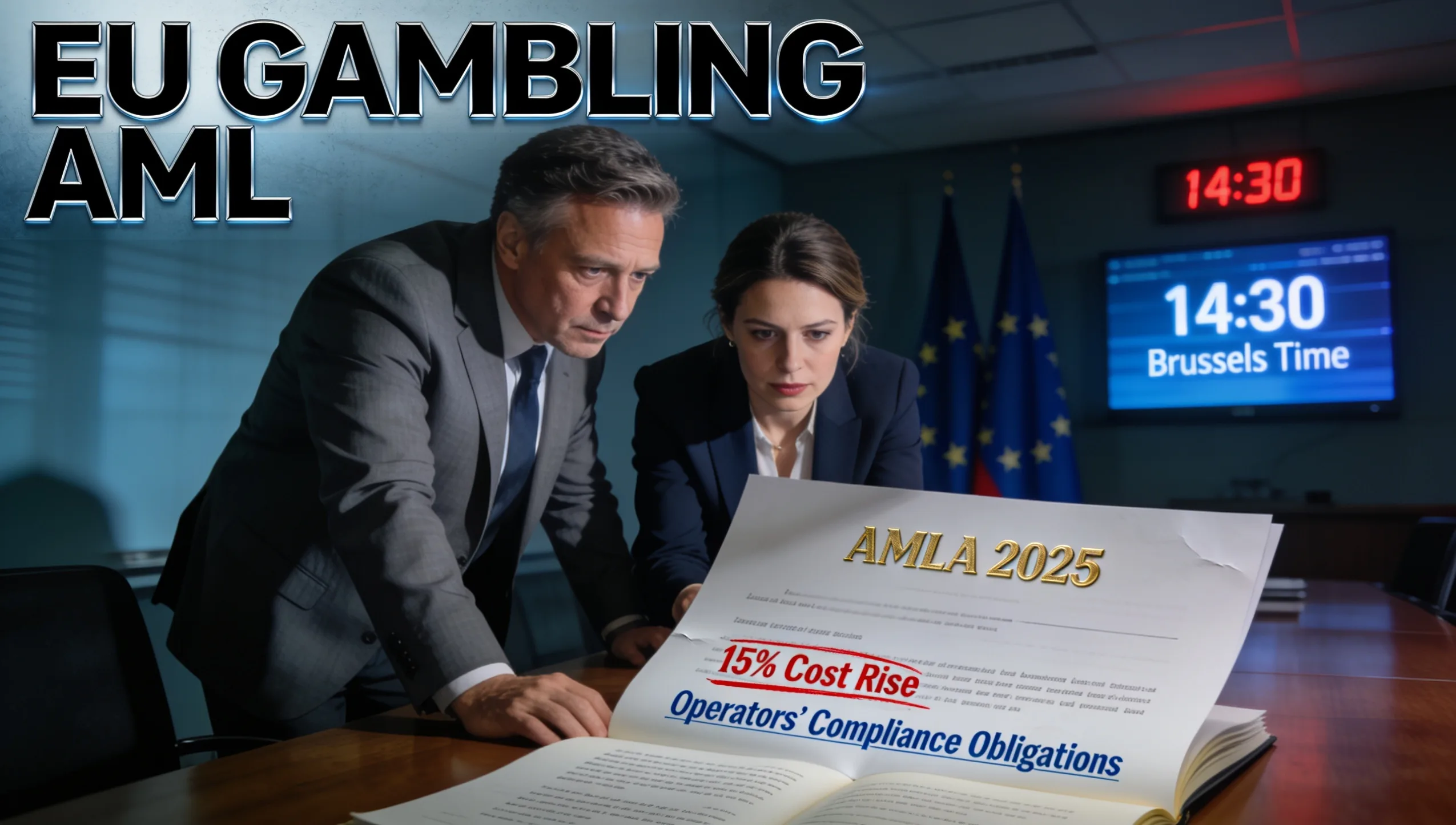 AMLA Sets EU Gambling AML Rules: Operators Face 15% Cost Rise