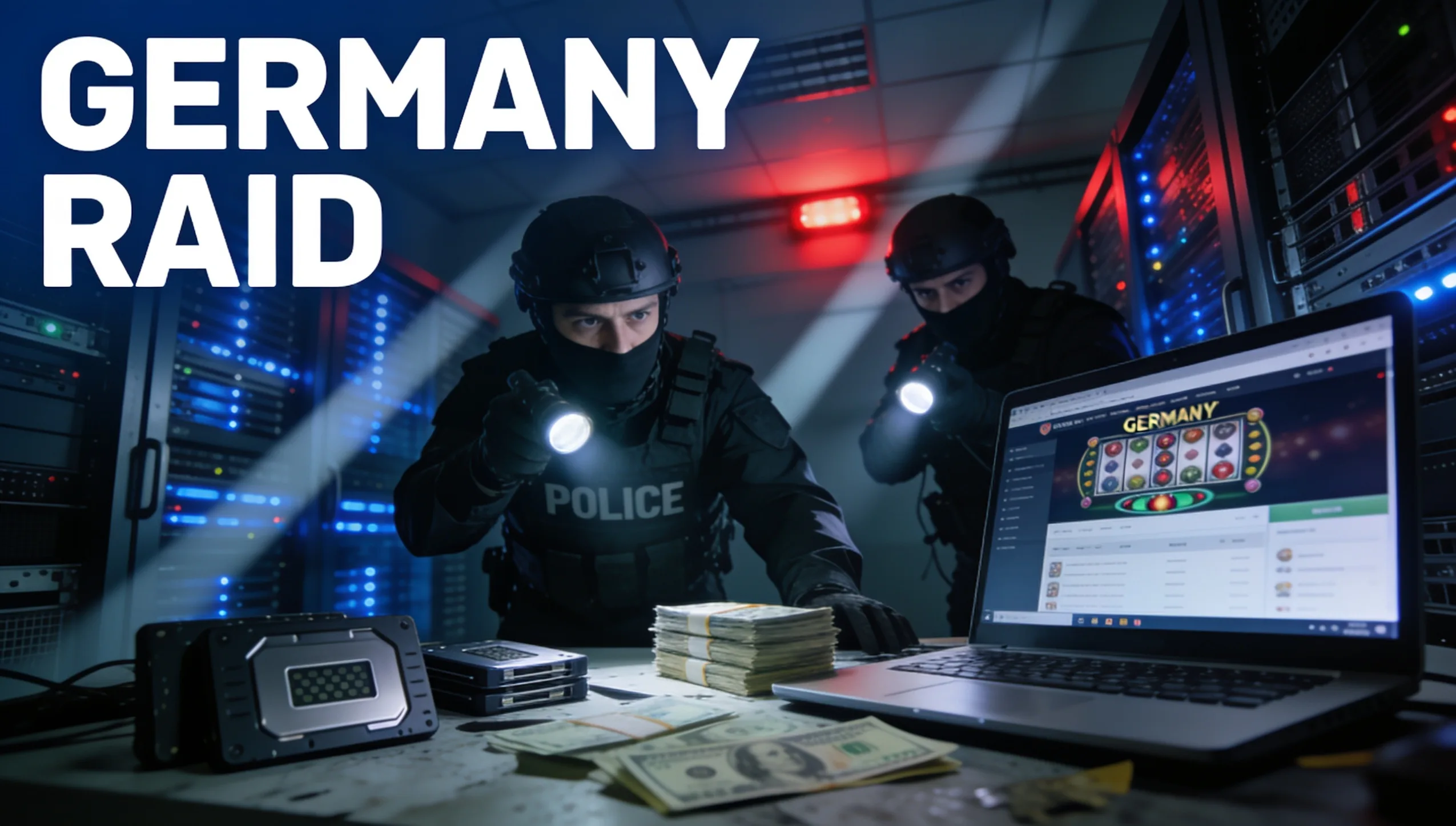 Germany Raids €5.86bn Illegal Online Gambling Ring