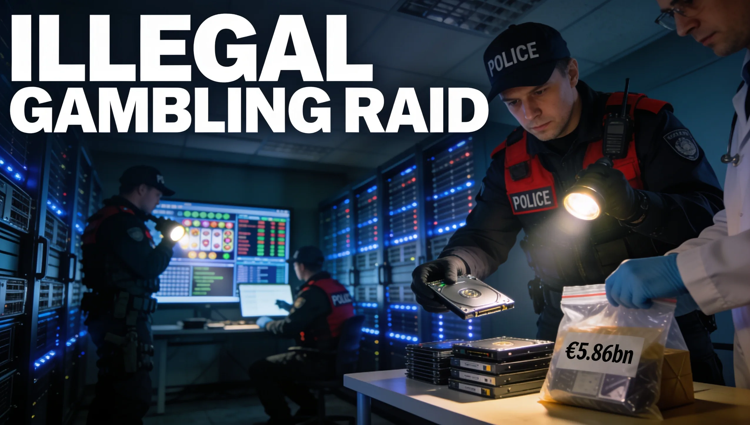 Germany Raids €5.86bn Illegal Online Gambling Ring