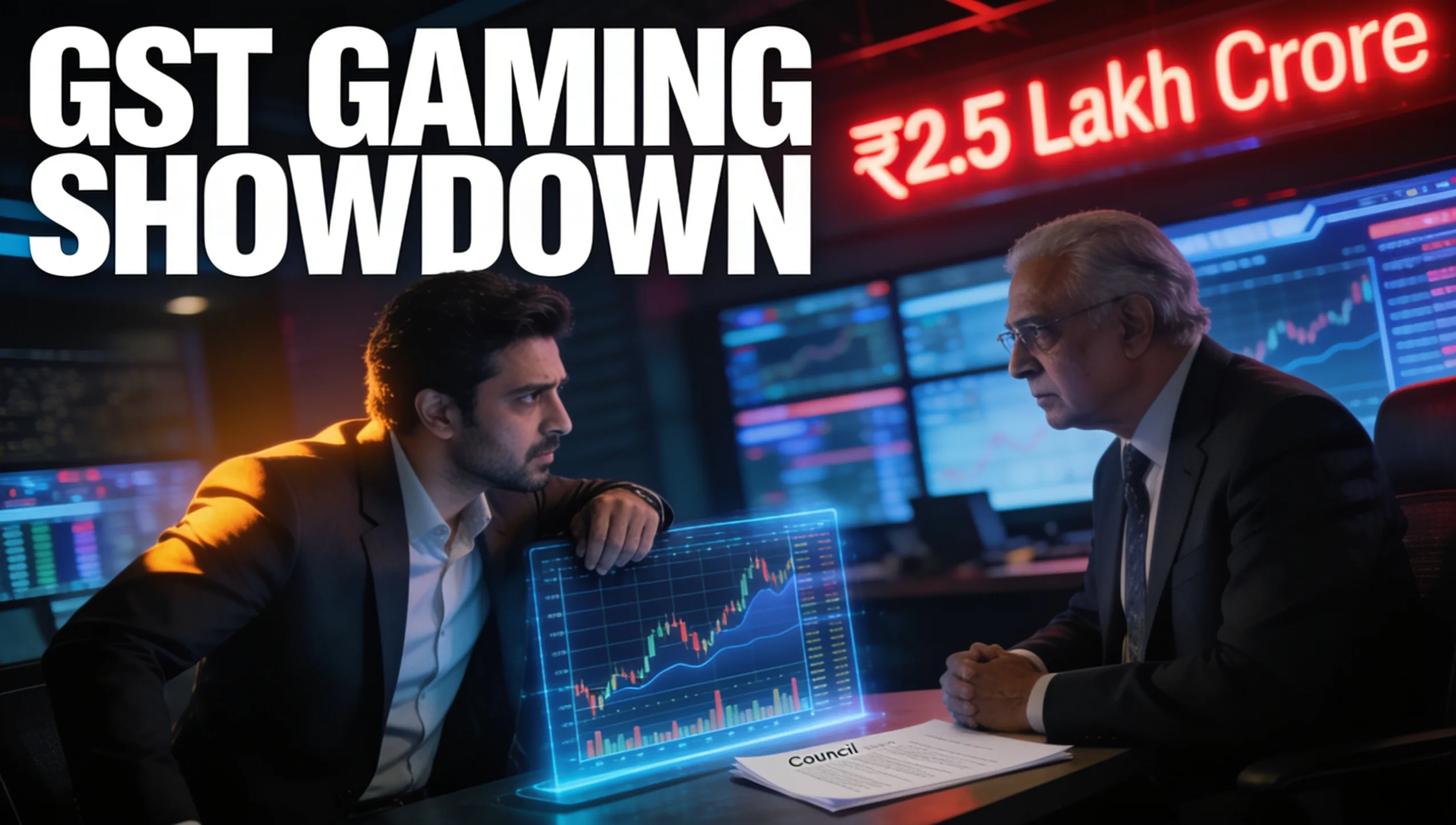 India GST Gaming Demands Hit ₹2.5 Lakh Crore as Council Delays Relief