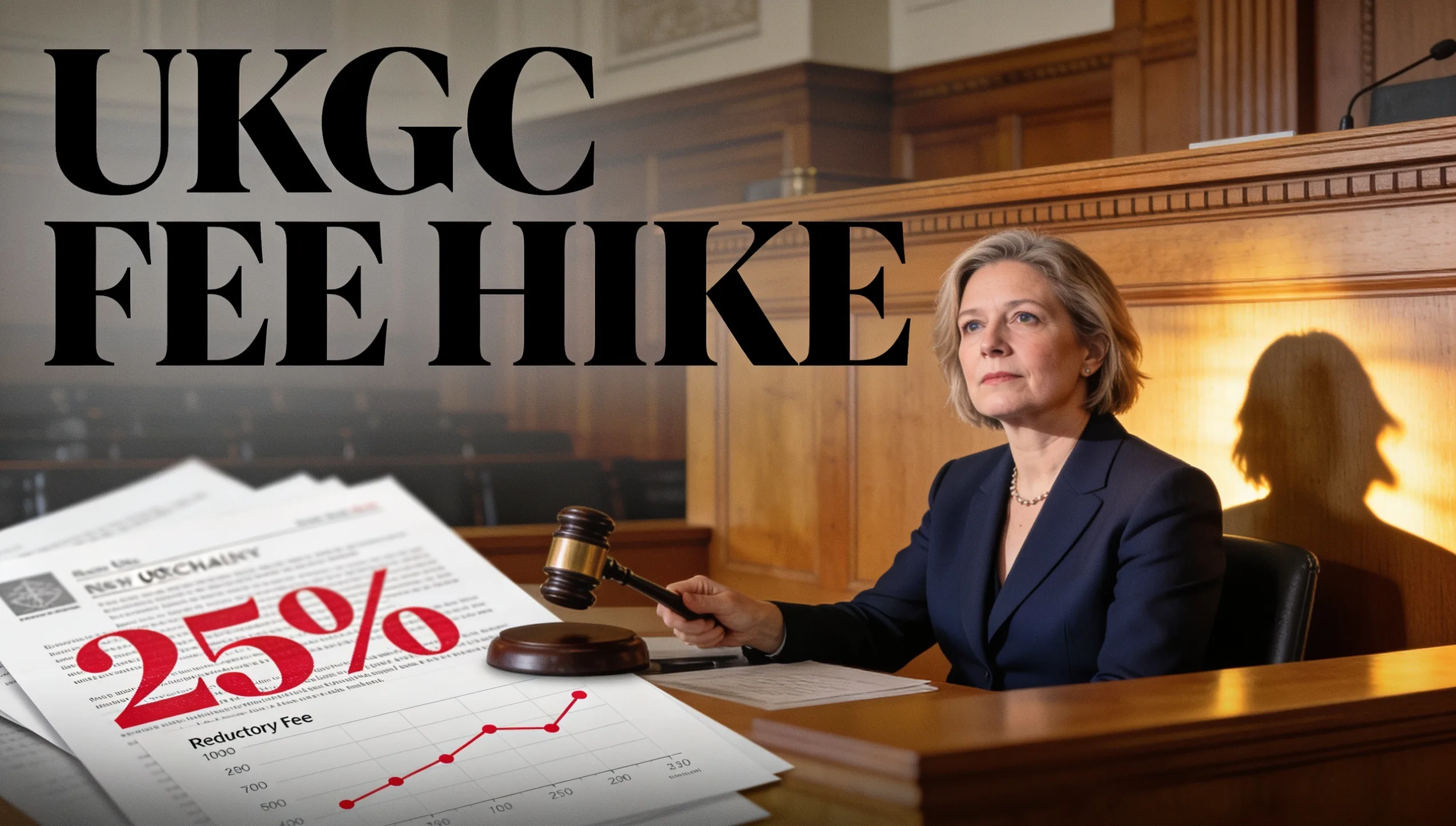 UKGC Licence Fees Rise 25% as Ruth Evans Takes Chair